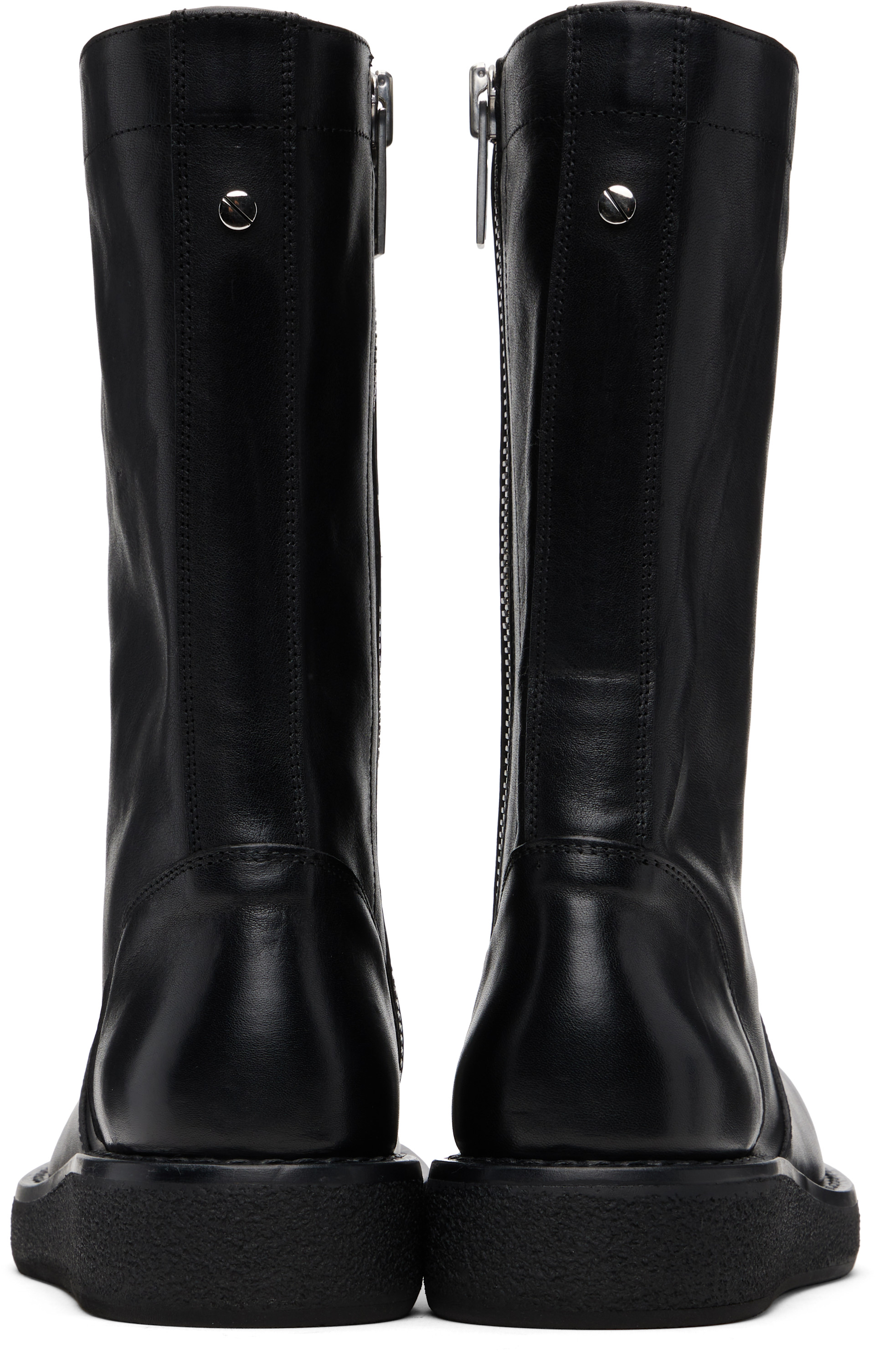 Ann Demeulemeester - Bottes Kasi noires