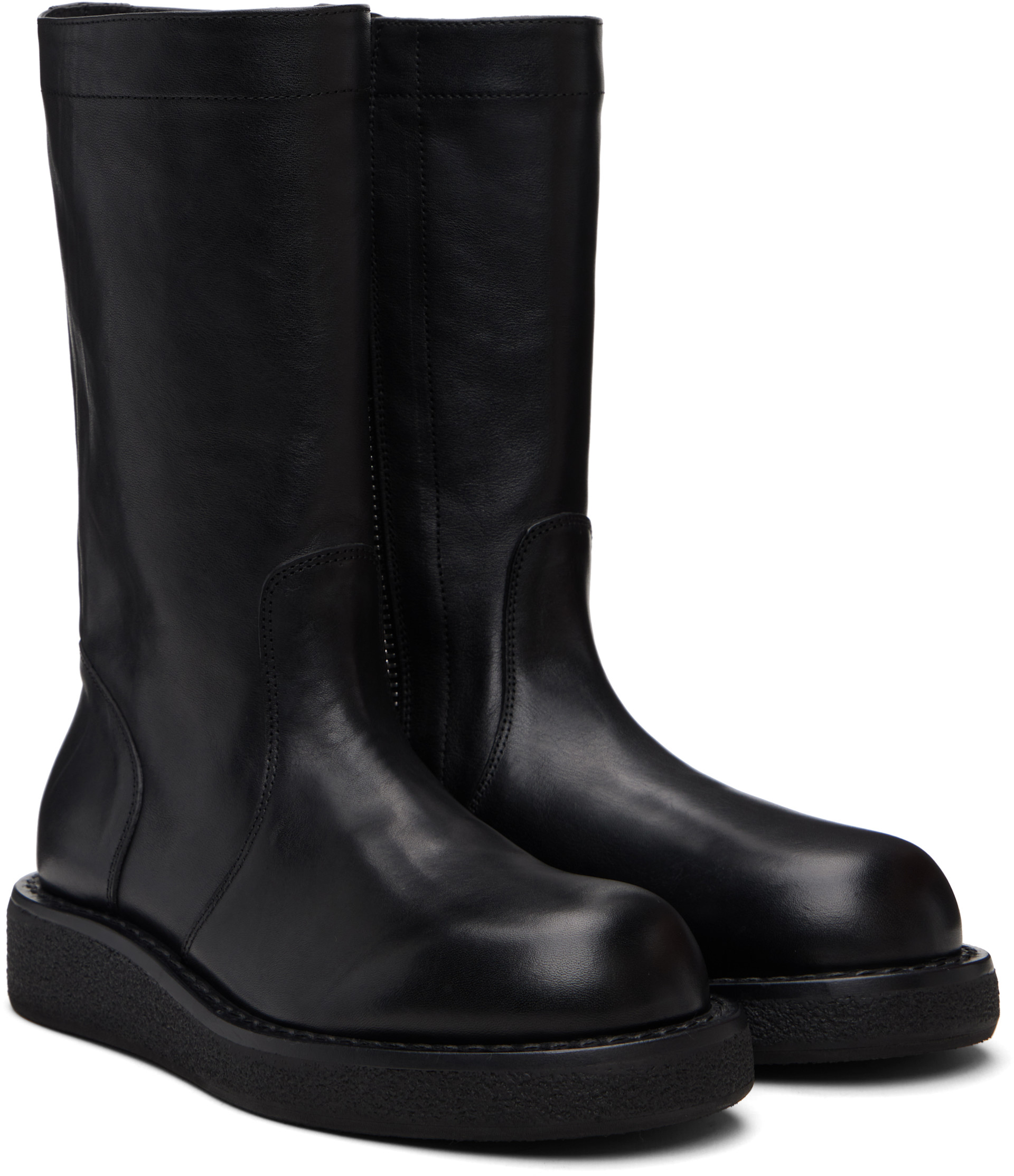 Ann Demeulemeester - Bottes Kasi noires