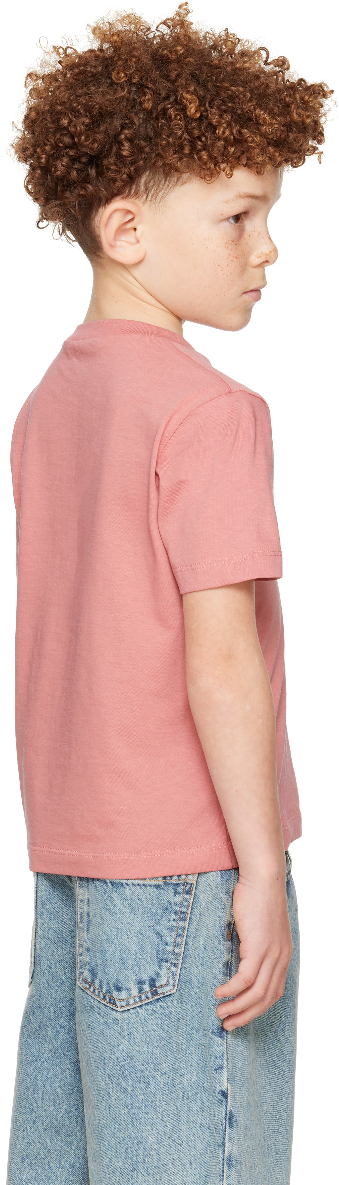 Marni: キッズ｜ピンク ロゴプリント Tシャツ | SSENSE 日本
