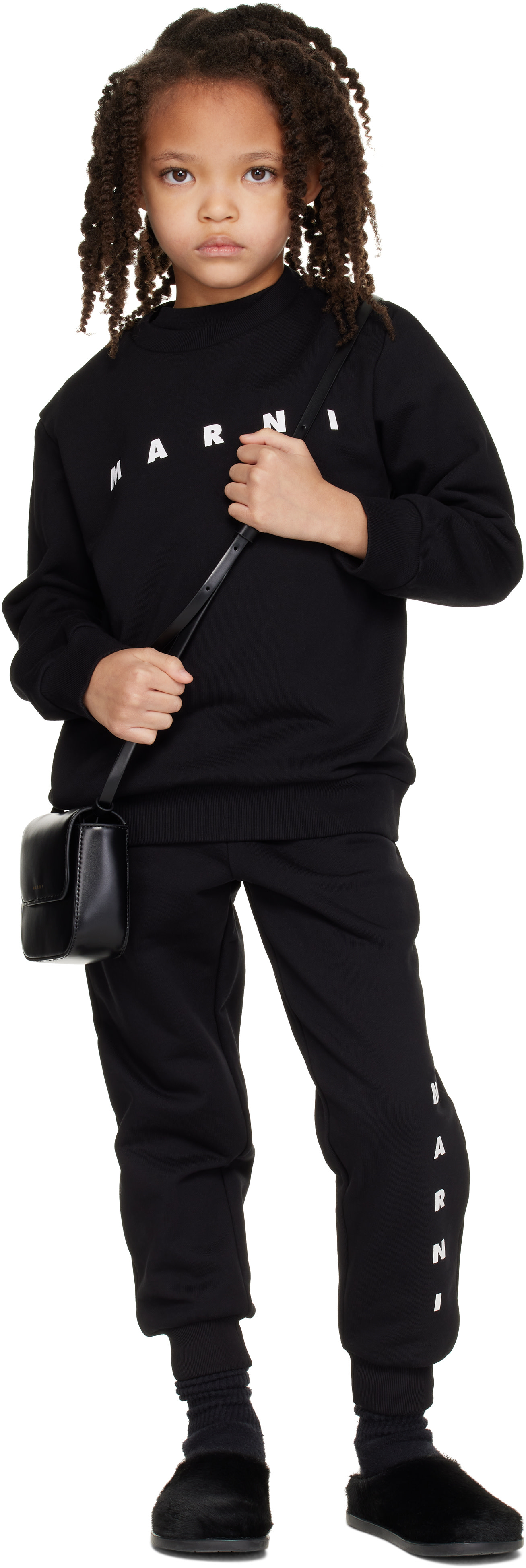 Marni - Kids Black Punk Bag