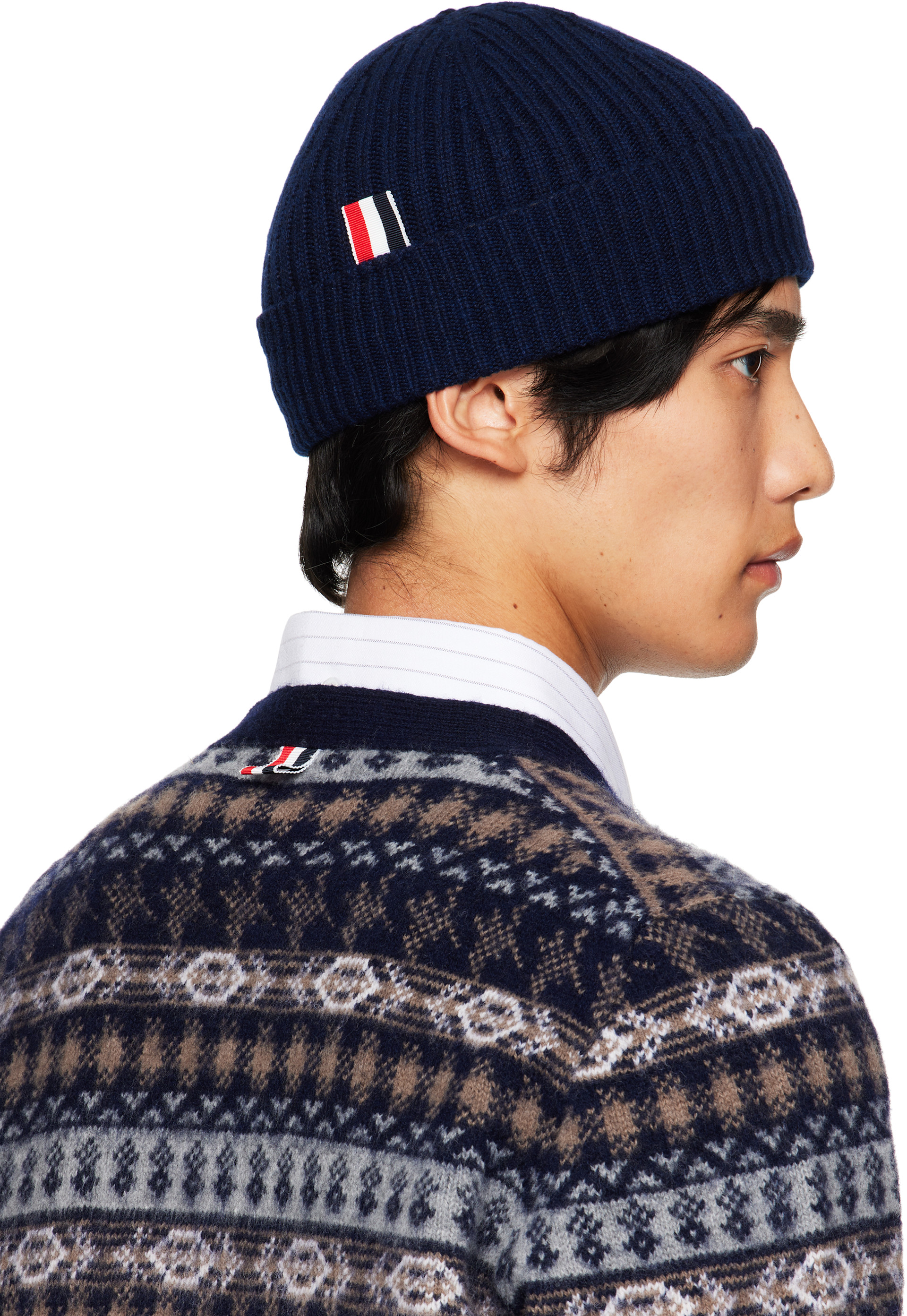 thom brown トムブラウン　ニット帽　ビーニー THOM BROWNE(トムブラウン) ニットキャップ・ビーニー(メンズ