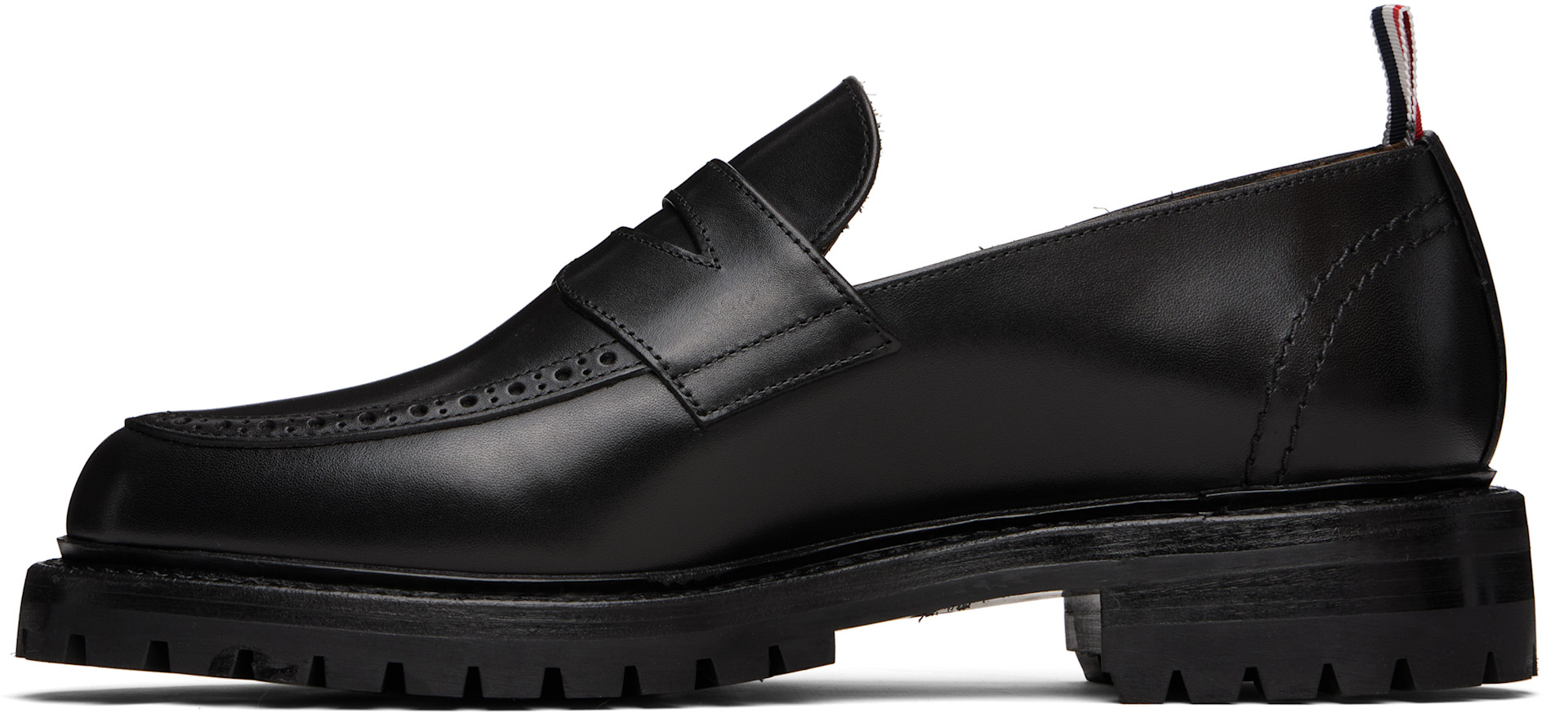 Thom Browne - Flâneurs à plastron noirs