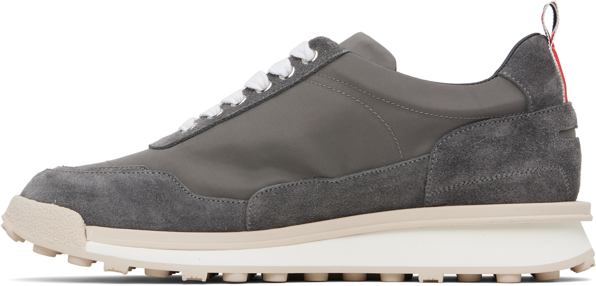 Thom Browne - Baskets techniques Alumni grises
