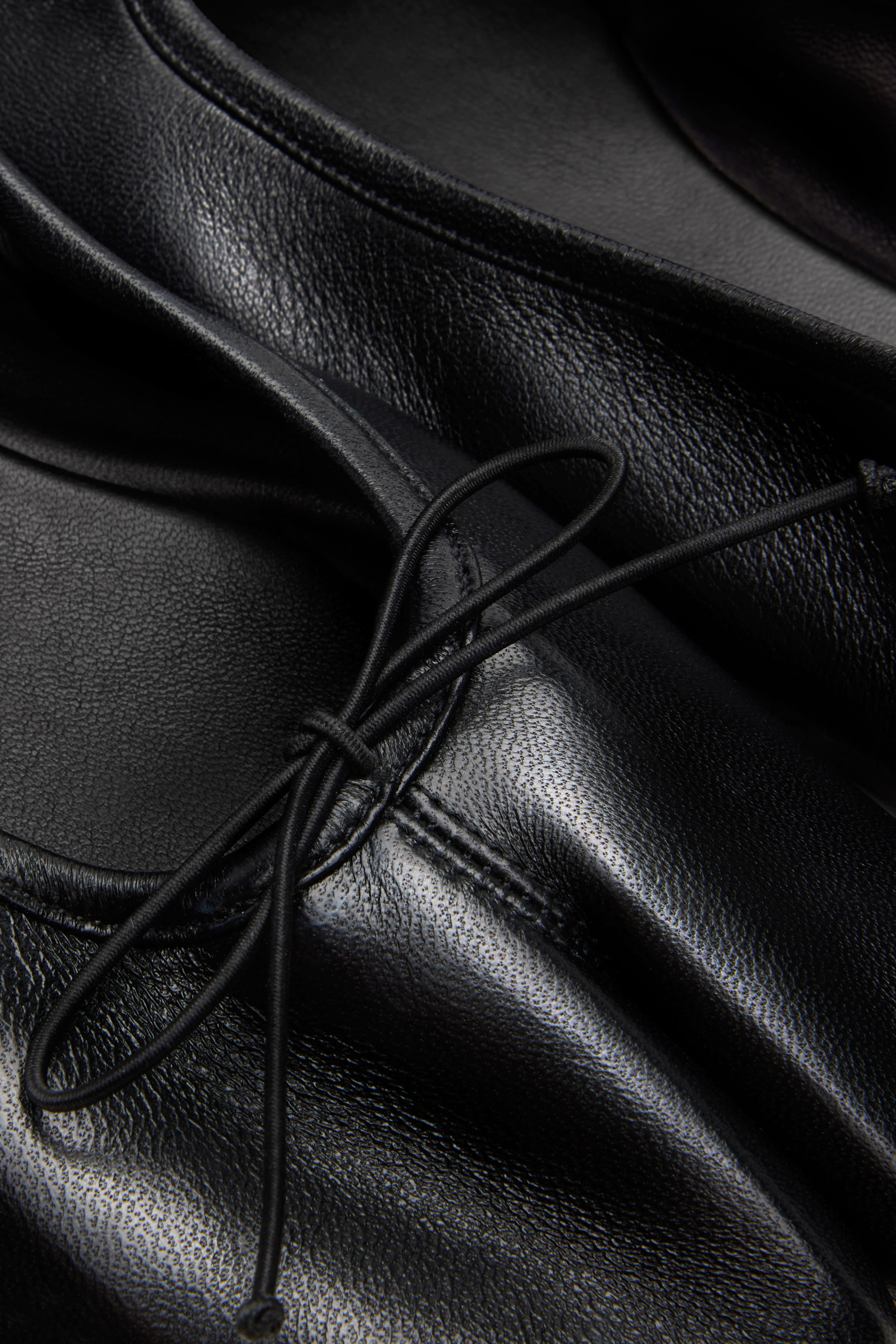 CHRISTEN: SSENSE Exclusive Black Tabi Stretch Ballerina Flats | SSENSE