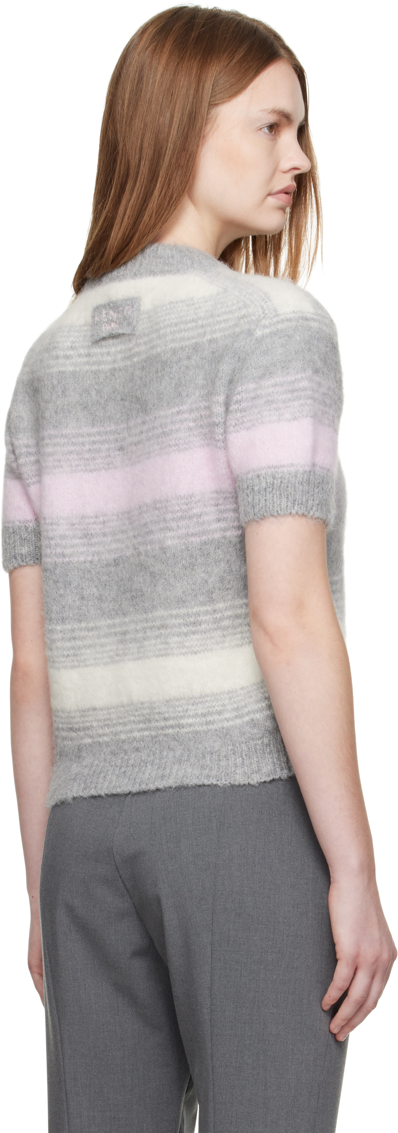 Kenzo - Pull gris à rayures Speed