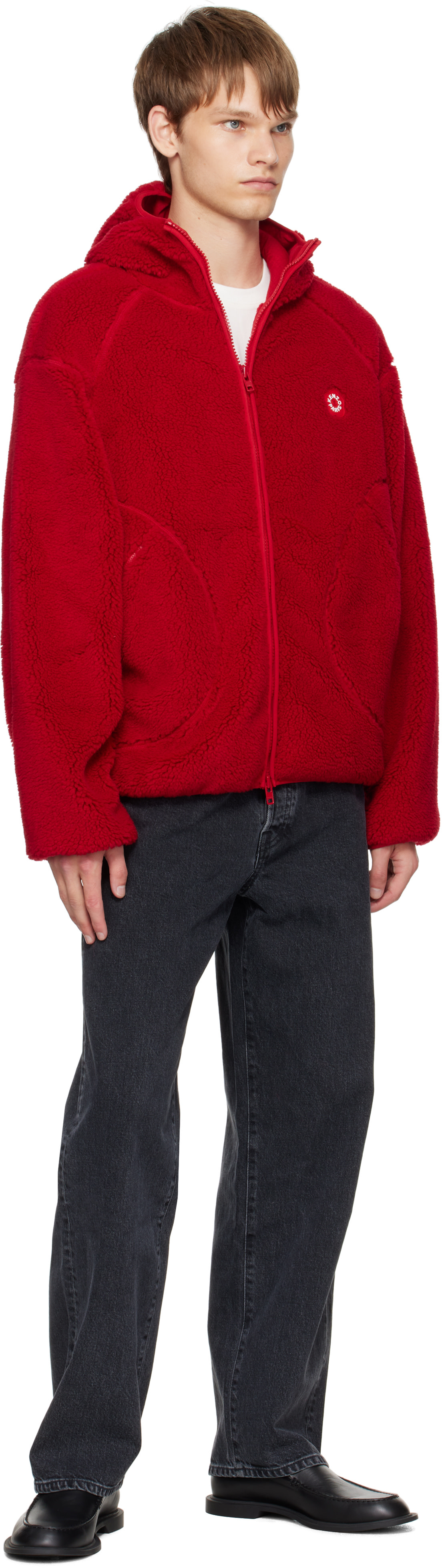 Kenzo: Red Kenzo Paris 'Boke Flower 2.0' Jacket | SSENSE
