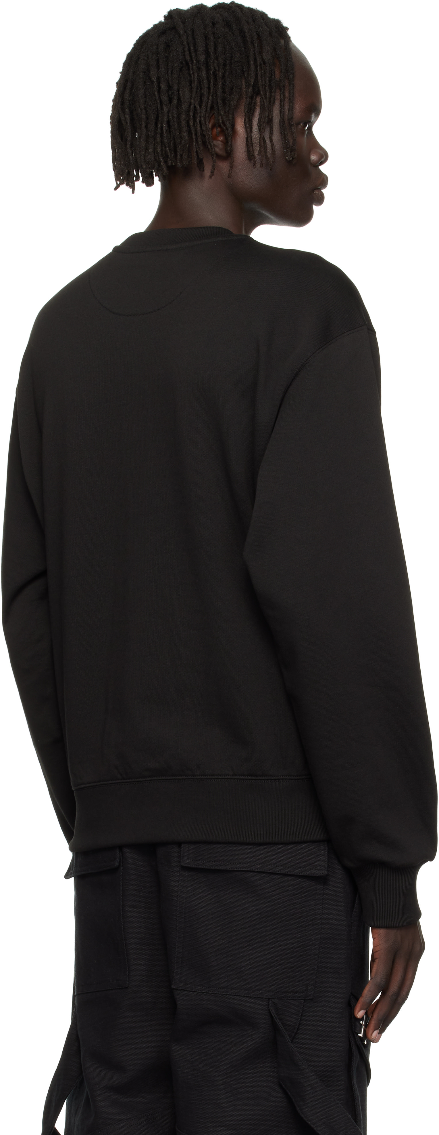 Kenzo: Black Kenzo Paris 'KENZO Happy Tiger' Embroidered