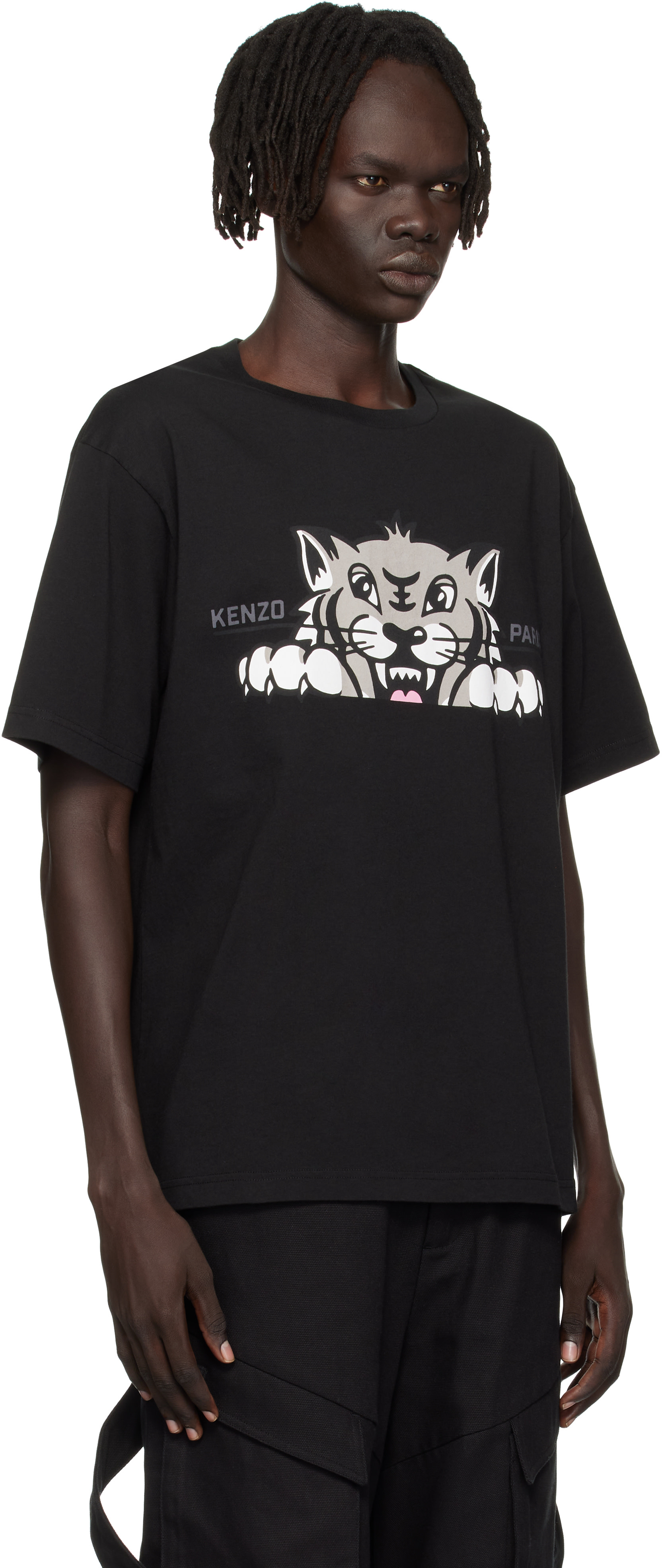 Kenzo Jumping Tiger Tシャツ KENZO Jumping Tiger Sweatshirt, Black – OZNICO