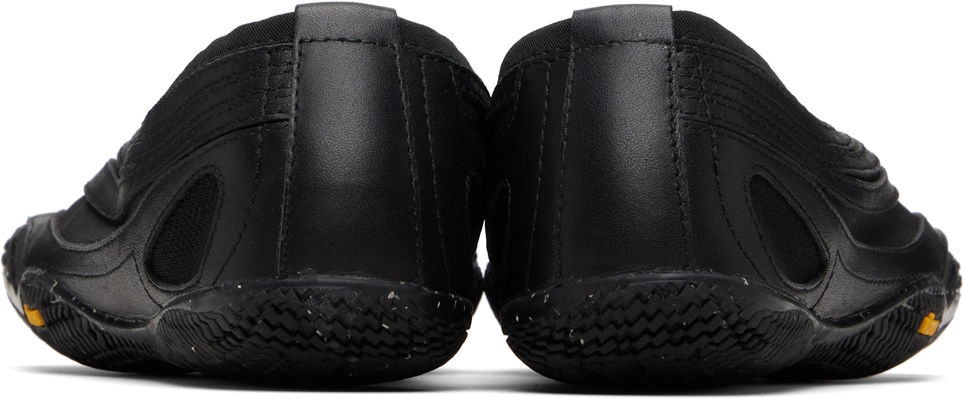 Vibram FiveFingers: Black Jaya EVO Slip-on Loafers | SSENSE Canada