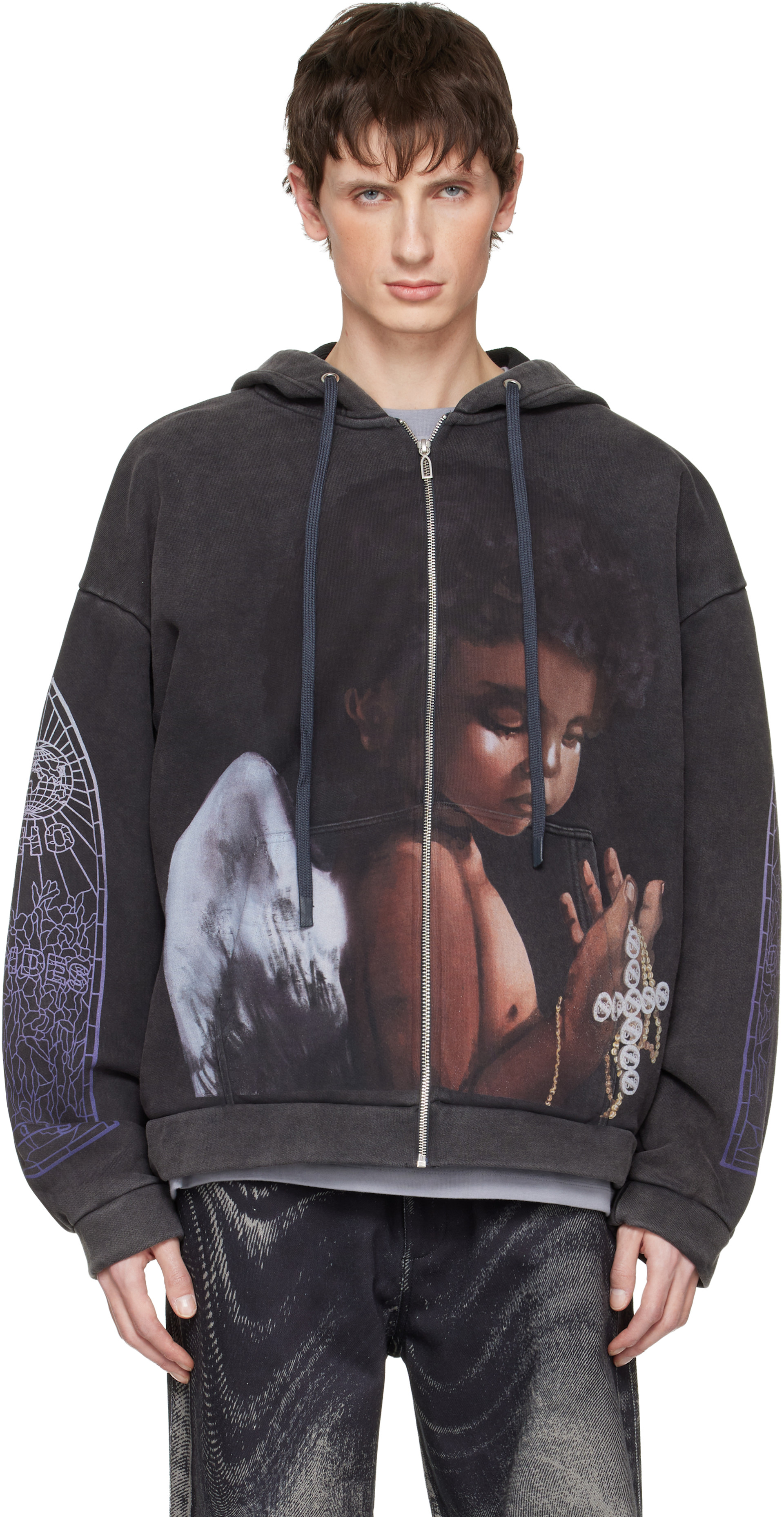 Who Decides War: Black Zip Up 