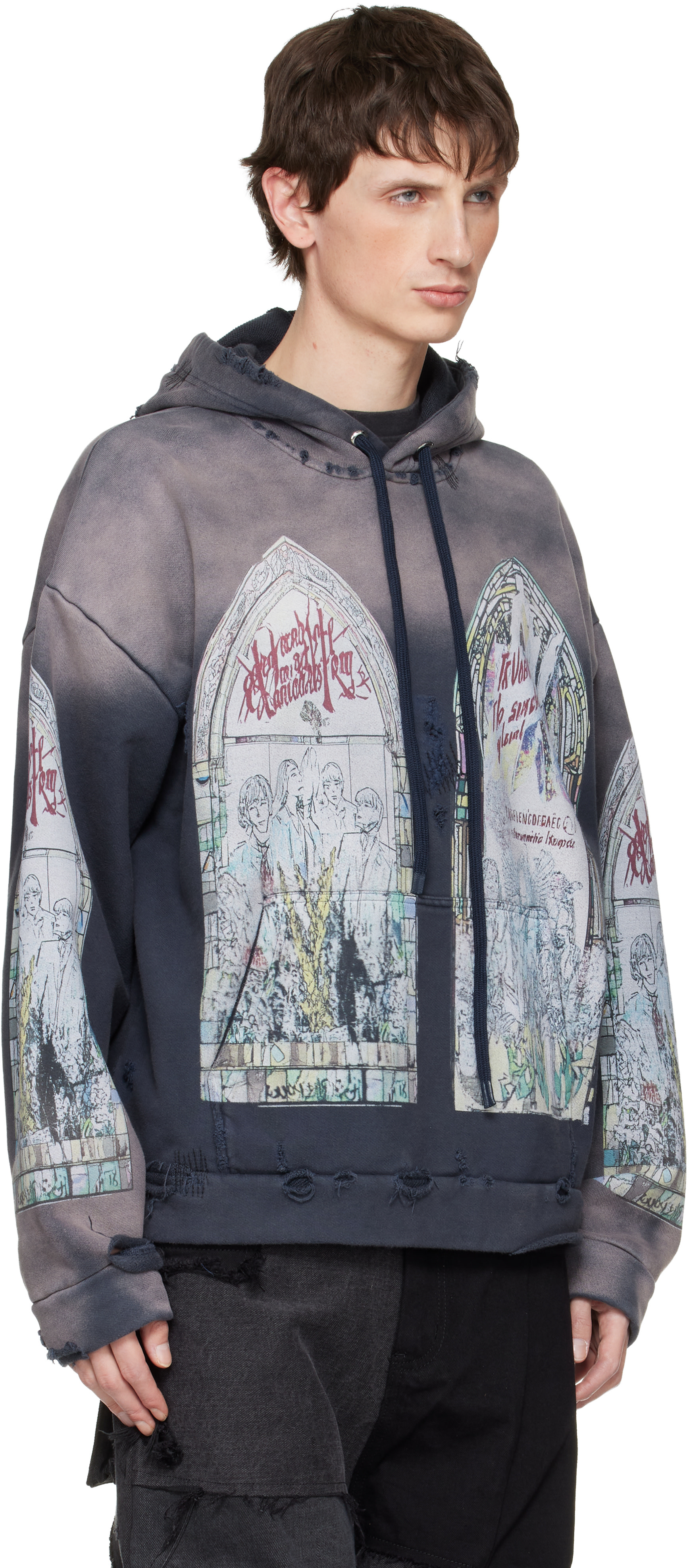 Who Decides War: ブルー Motley フーディ | SSENSE 日本