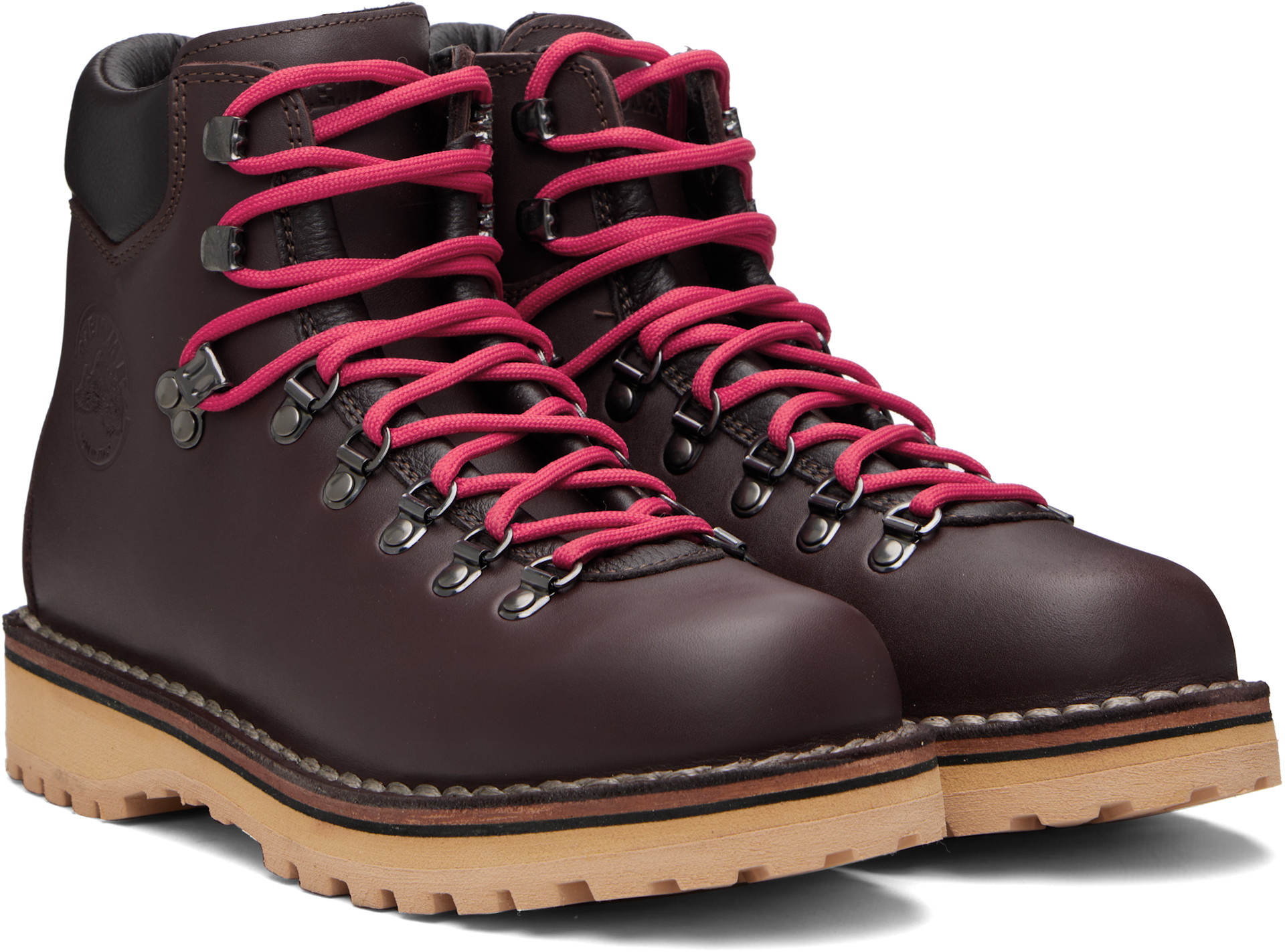 DIEMME Roccia Vet マウンテンブーツ レザー ブラウンイタリア製 Diemme: Brown Roccia Vet Boots | SSENSE