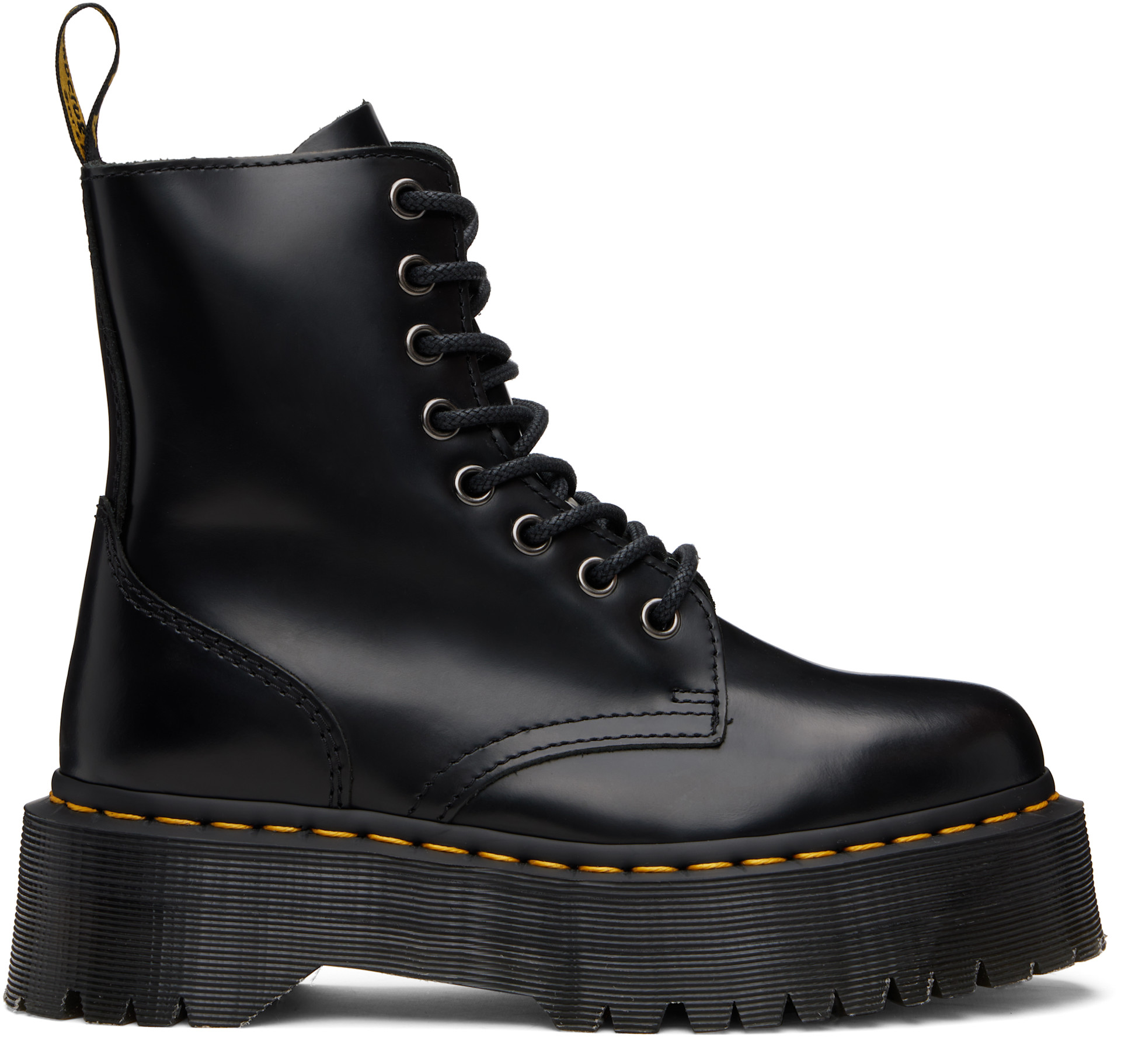 Dr. Martens - ブラック Jadon Boot スムースレザー プラットフォーム ブーツ