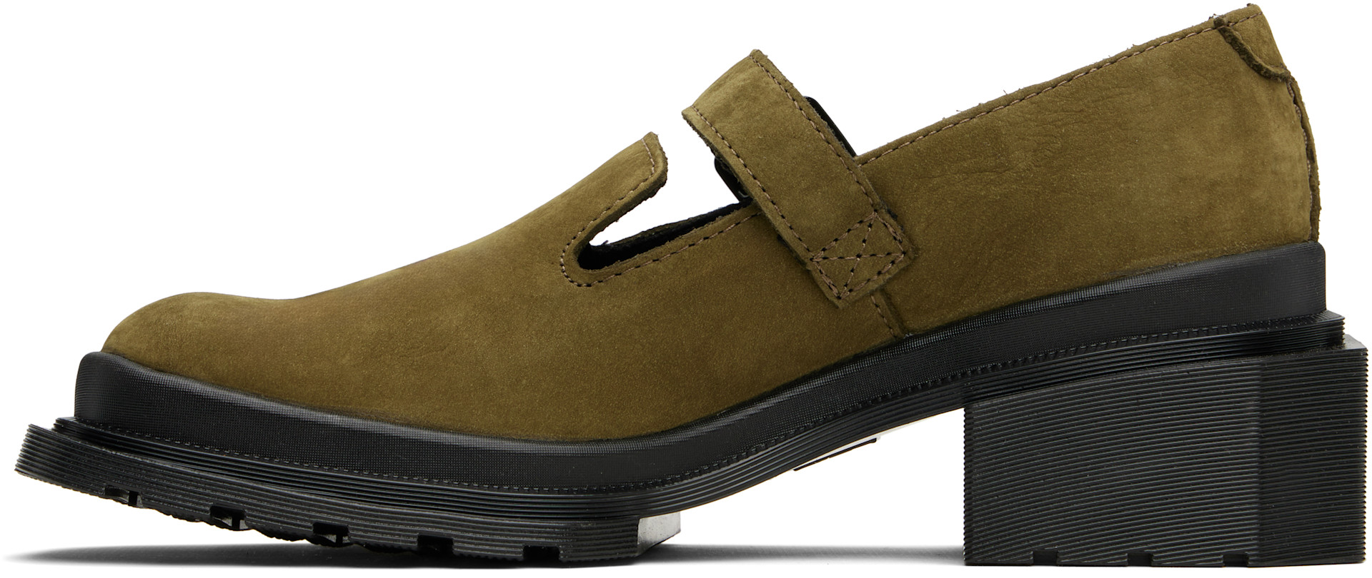 Dr. Martens: Khaki Maybole Mary Jane Loafers | SSENSE Argentina