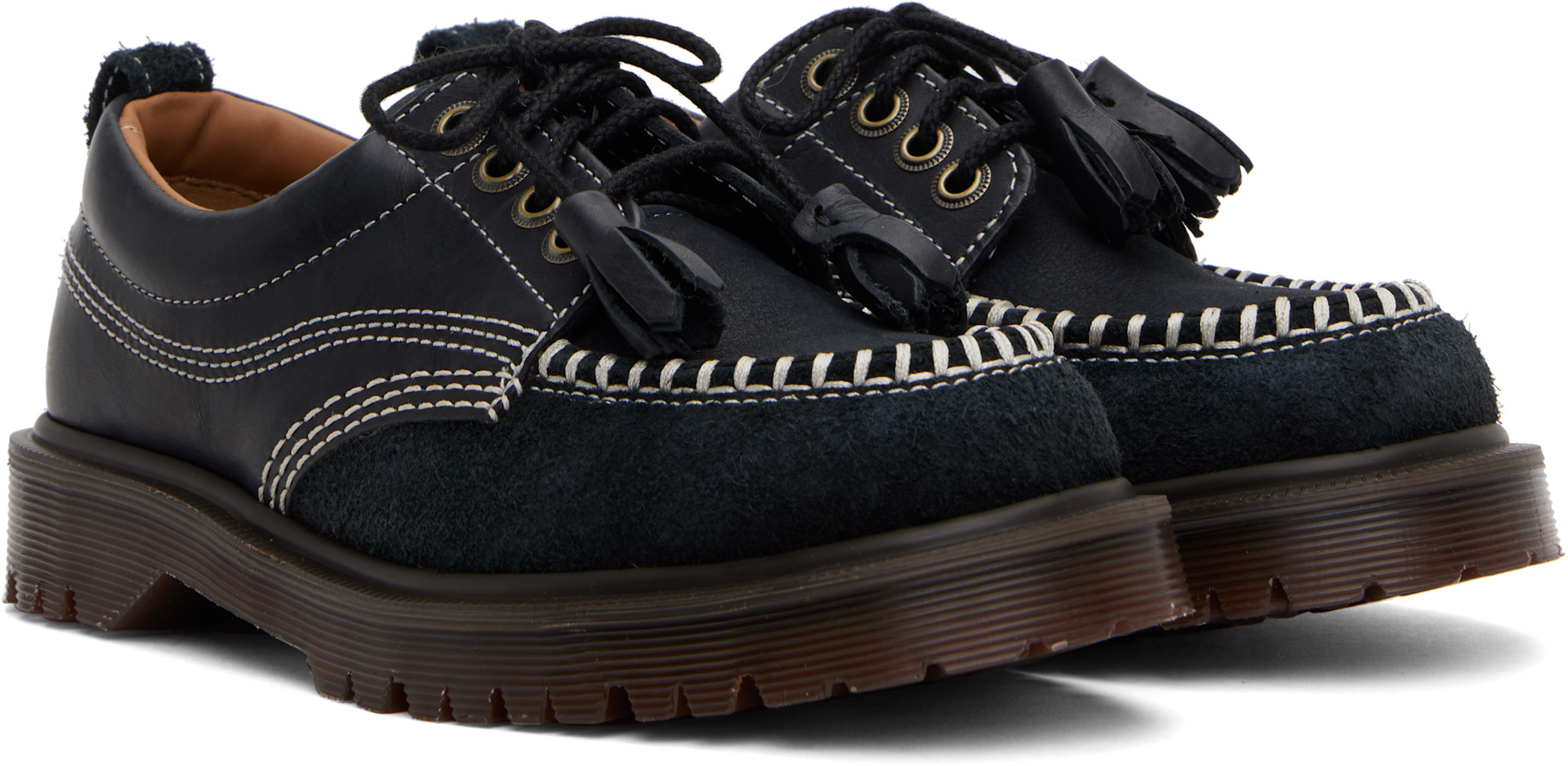 Dr. Martens: Black Lowell Derbys | SSENSE