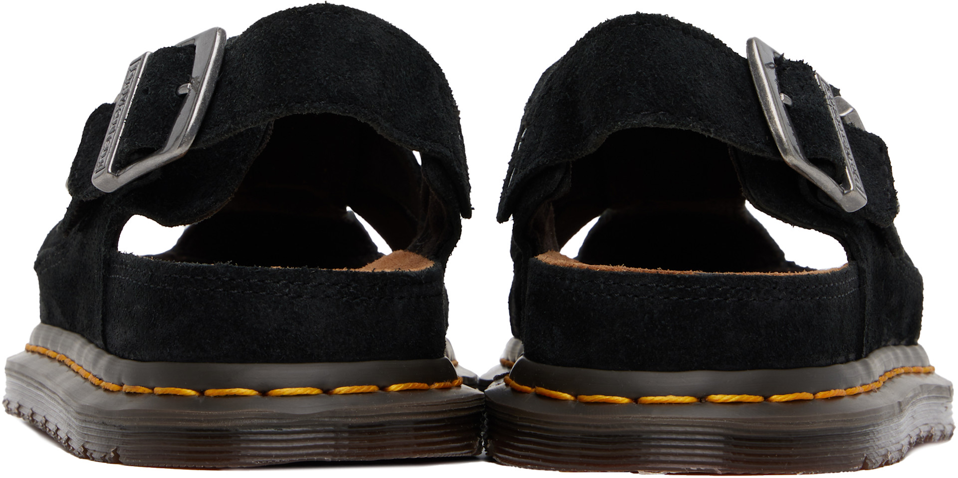 Dr. Martens SoftWair ブラックシューズ　スエードサンダル？ Dr. Martens: ブラック Archive スエード フィッシャーマン サンダル