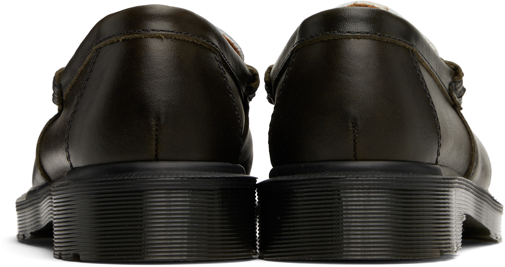 Dr. Martens: ブラウン＆ホワイト Penton ツートーン レザー