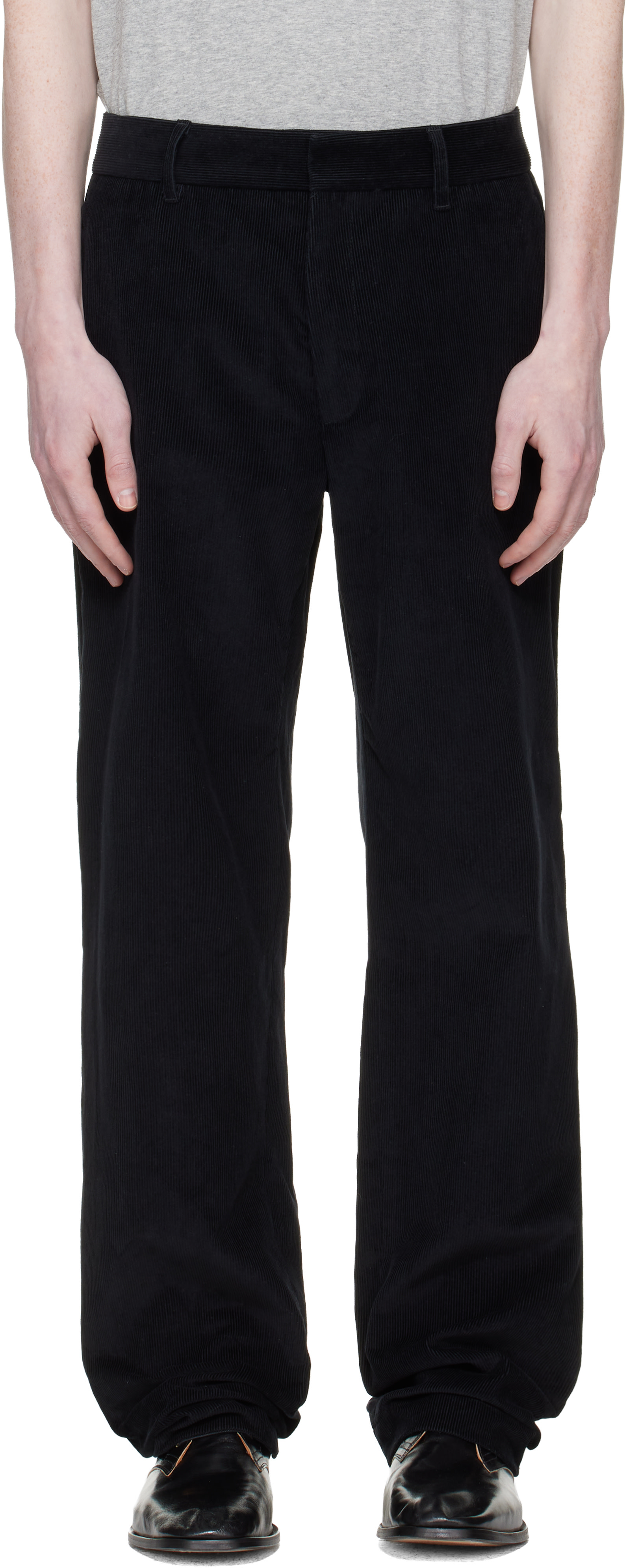 Commission - Pantalon noir à taille basse