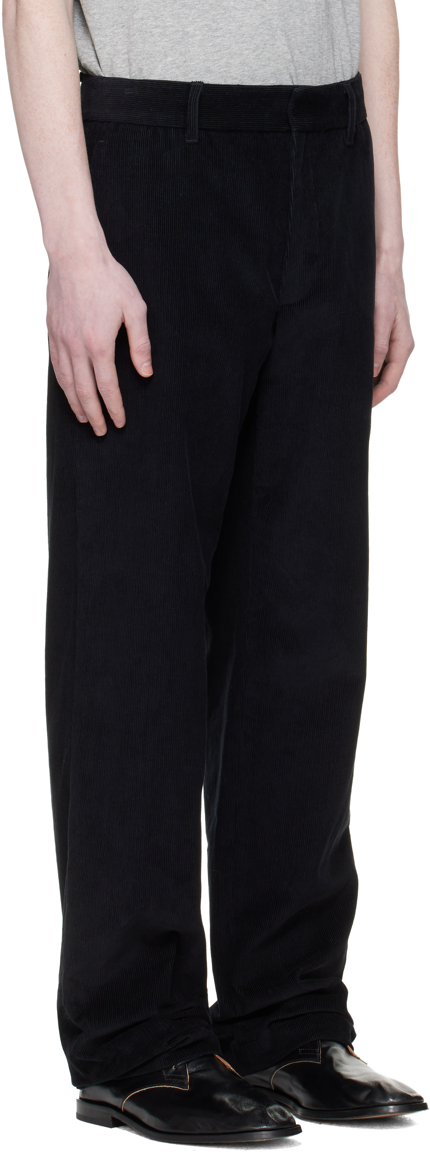 Commission - Pantalon noir à taille basse