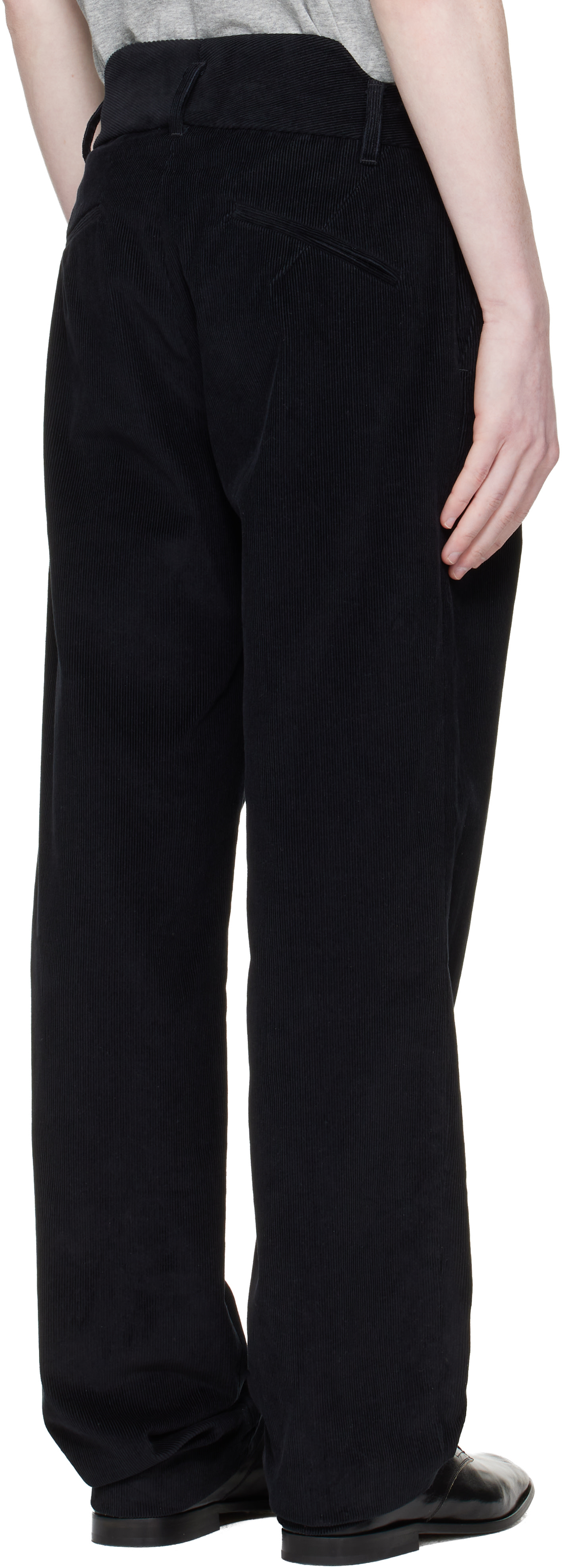 Commission - Pantalon noir à taille basse
