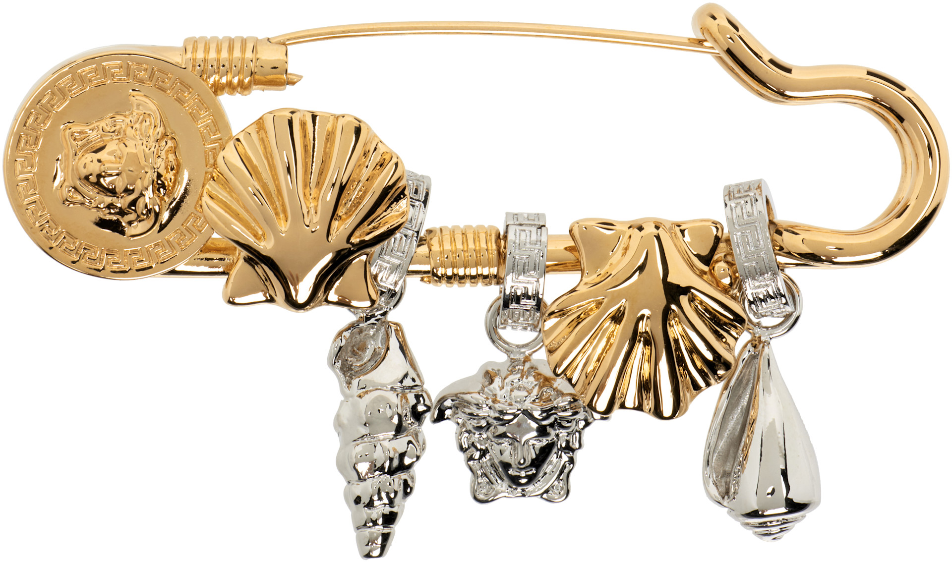 Versace: Icons De La Mer Brooch | SSENSE