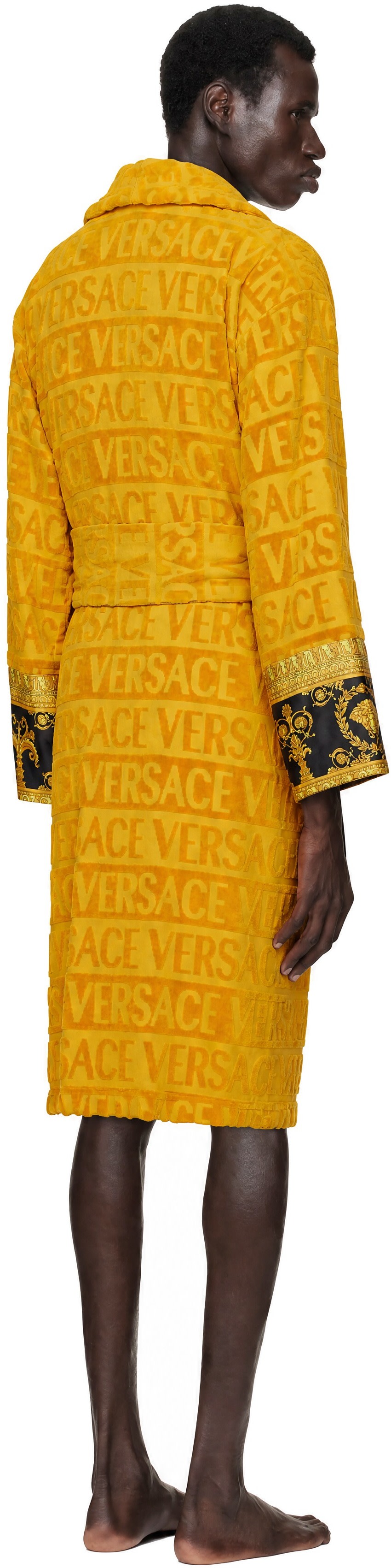 Versace - Yellow 'I Heart Baroque' Bathrobe