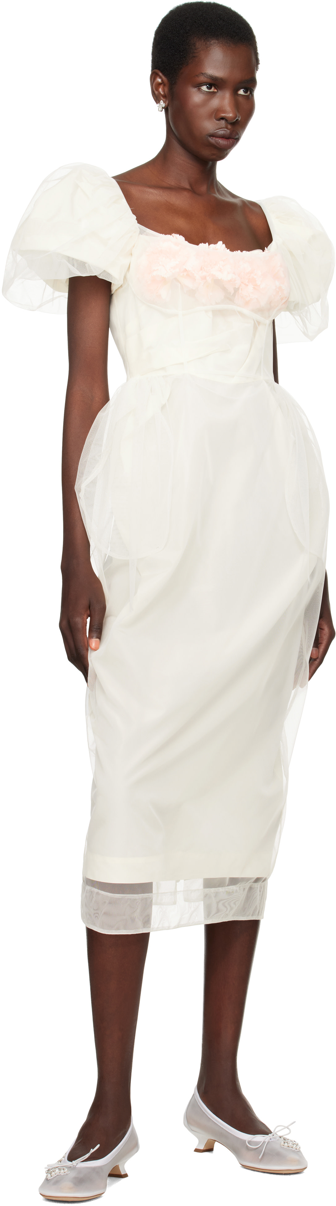 Simone Rocha: SSENSE Exclusive Bridal Capsule Bust Detail