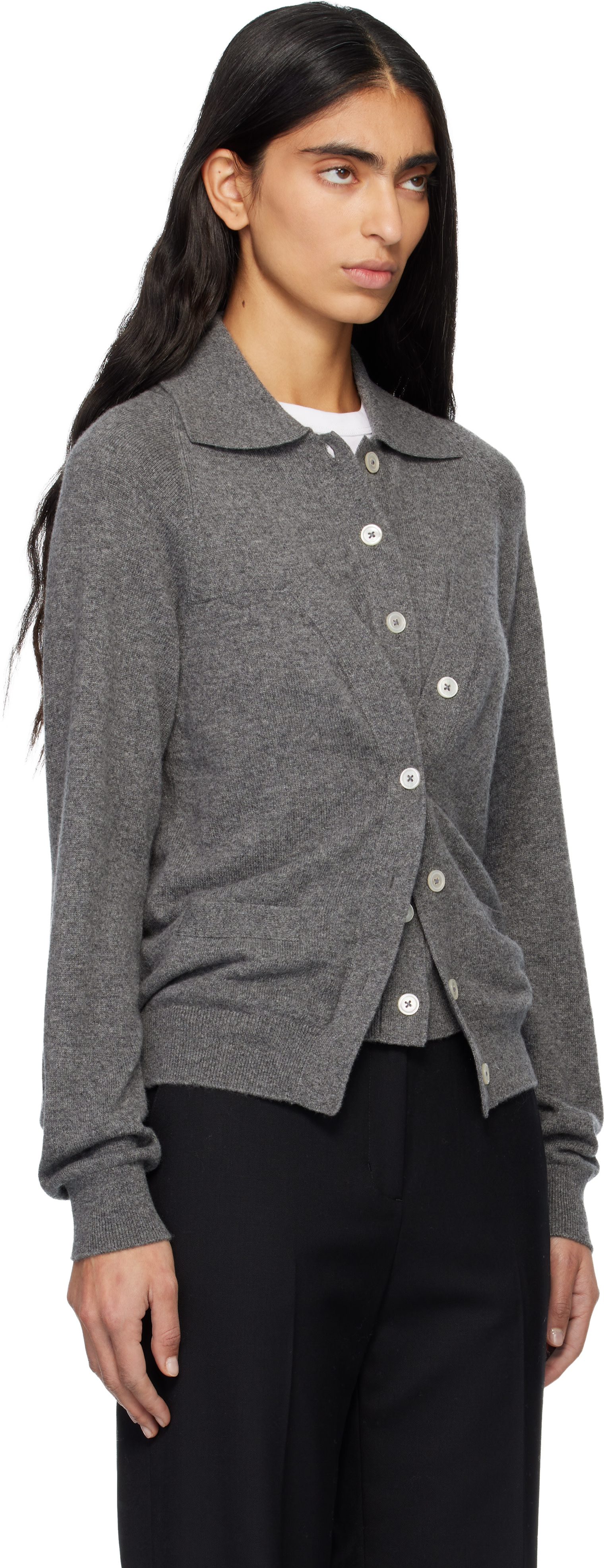 B.B. Wallace - Cardigan Kruger gris
