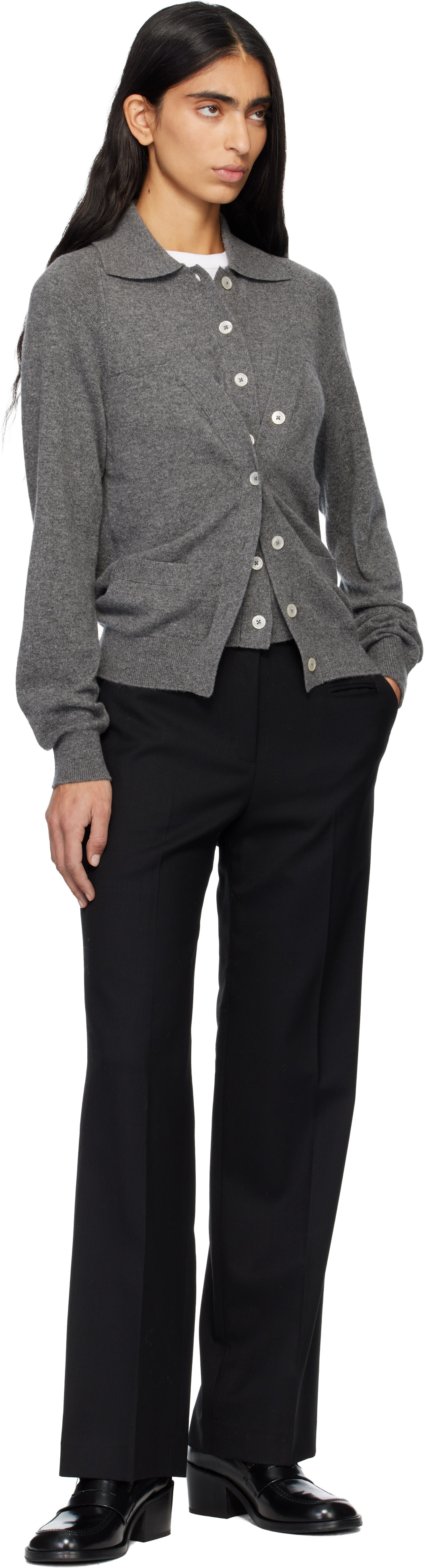 B.B. Wallace - Cardigan Kruger gris