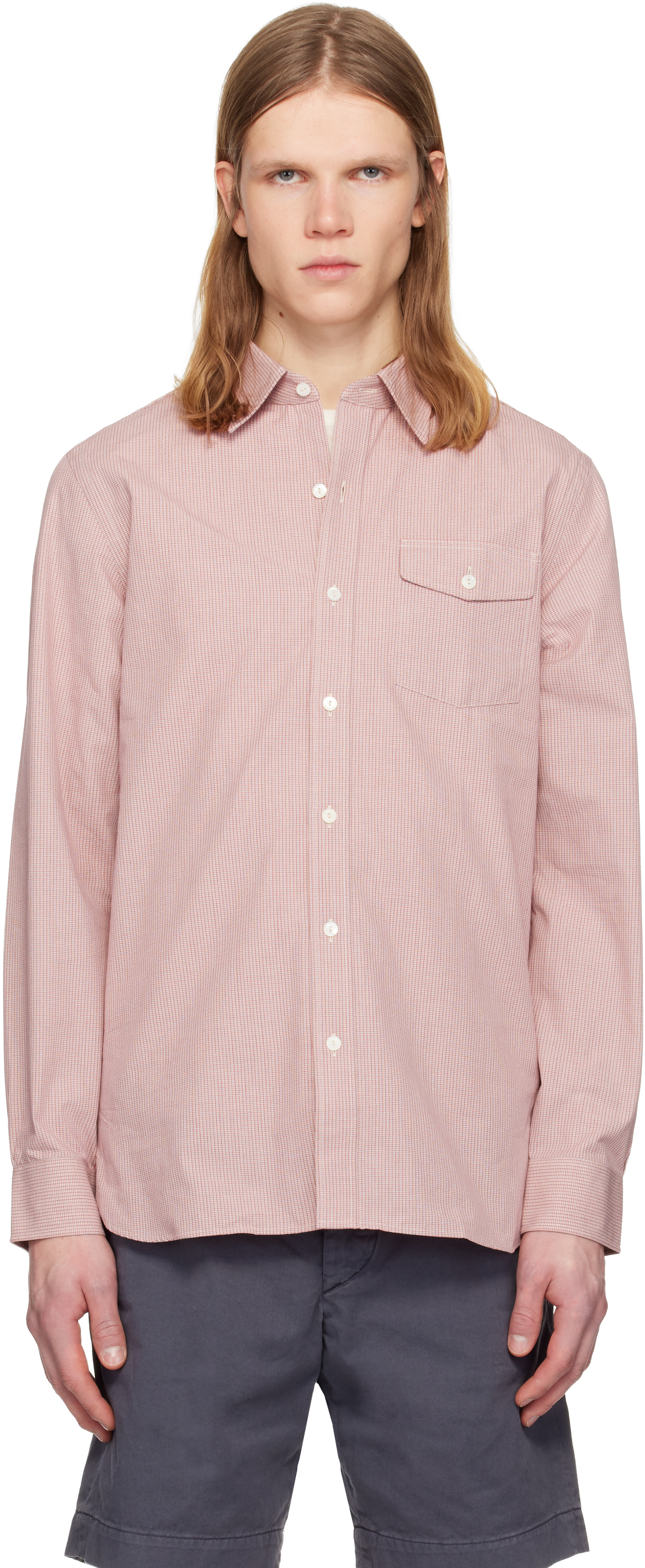 RRL: Red Eli Dress Shirt | SSENSE Argentina
