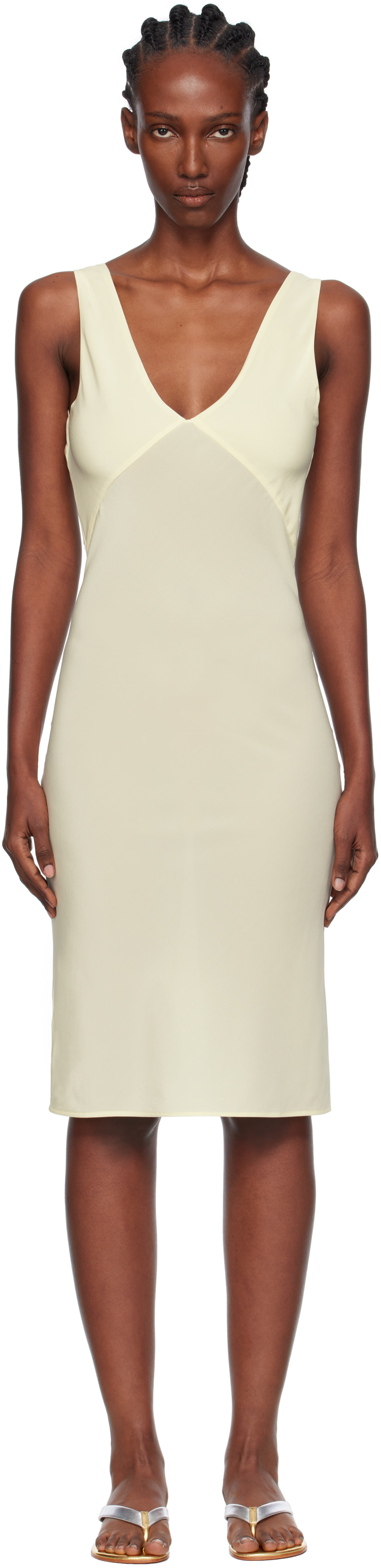 paris silk slip dress Paris Georgia - Olive Slip Dress