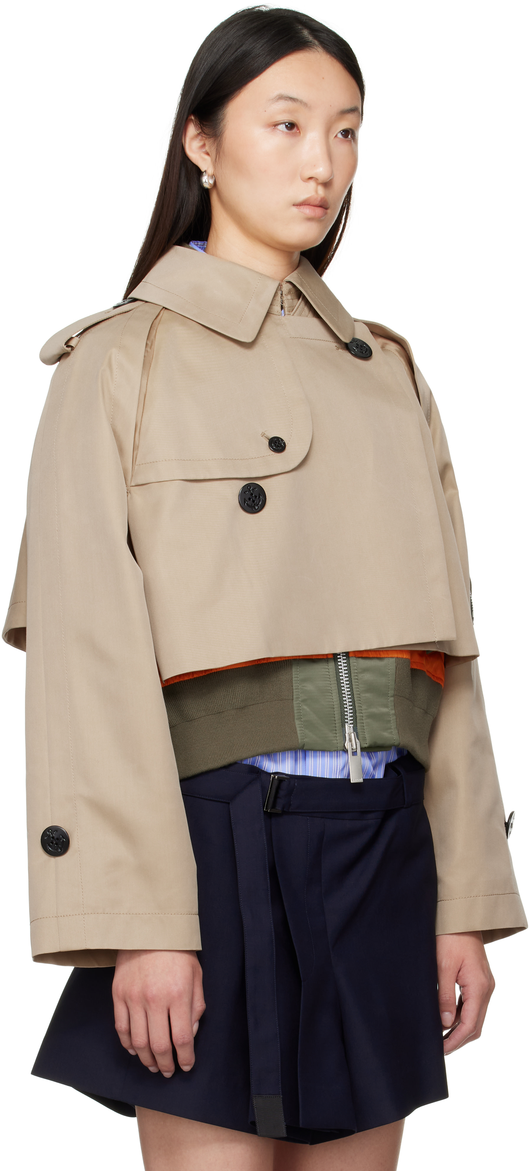 sacai 新品タグ付き Cotton Gabardine Blouson 351370-50597-SACAI-COTTON-