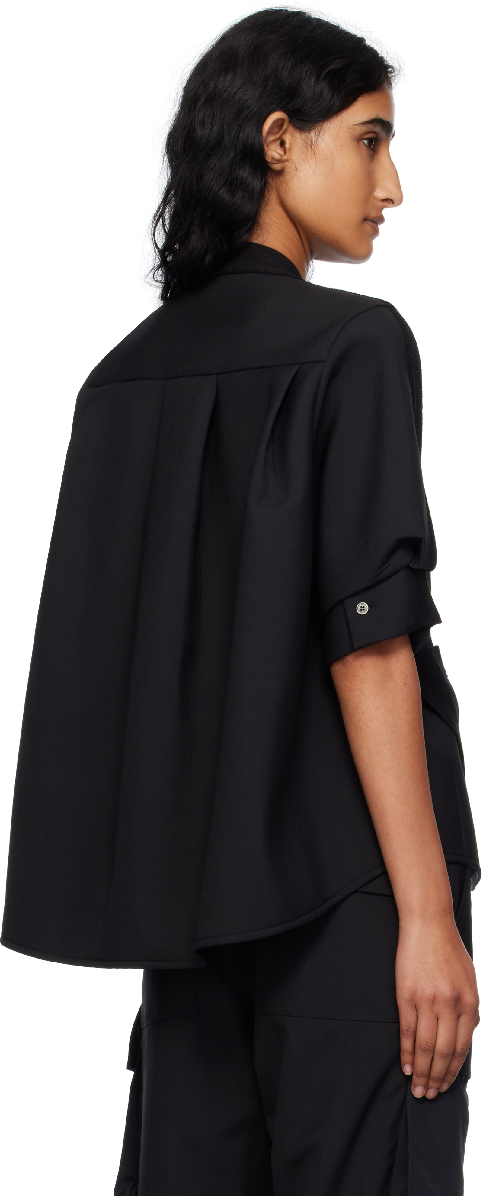 sacai サカイ 24SS Knit Cardigan ニットカーディガン 24-07098 001(ブラック系) 1 modescape_rc-itpbskth3cxe-3u5f