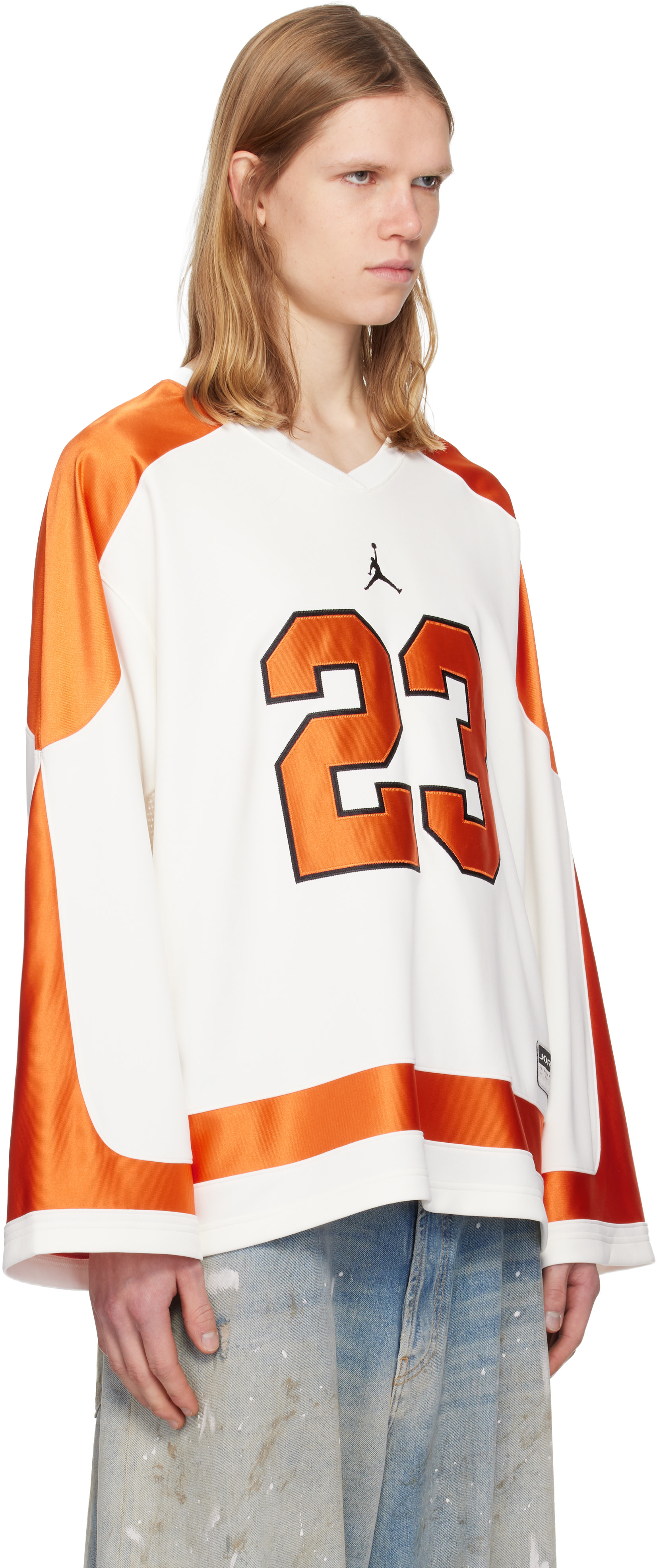 Nike Jordan: オレンジ＆オフホワイト Brooklyn Collegiate Hockey