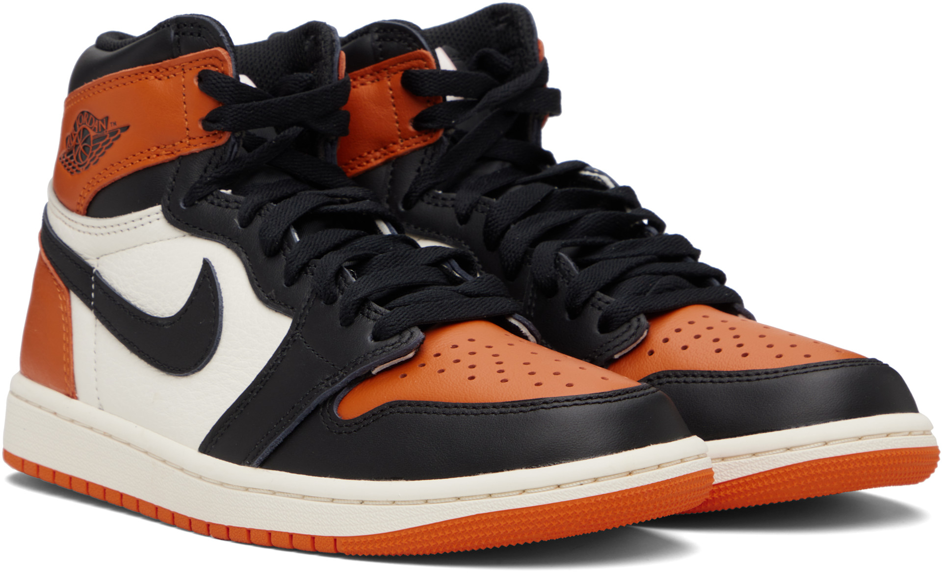 Nike Jordan: オレンジ＆ブラック Air Jordan 1 スニーカー | SSENSE 日本