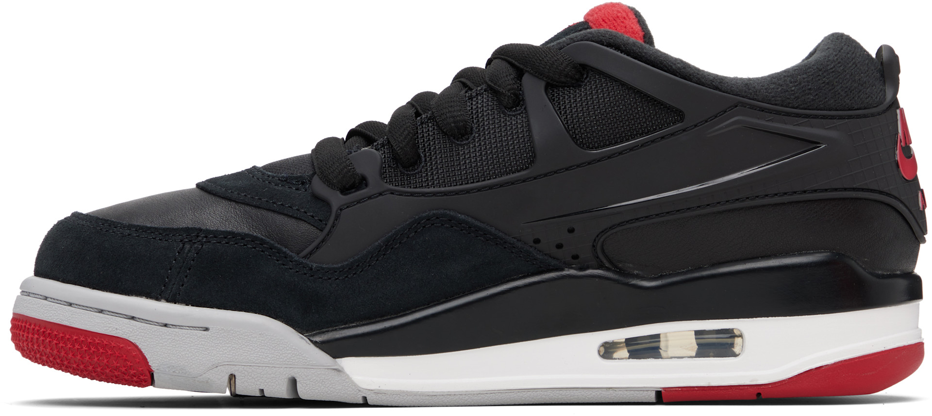 Nike Jordan: ブラック＆レッド Air Jordan 4 RM スニーカー | SSENSE 日本