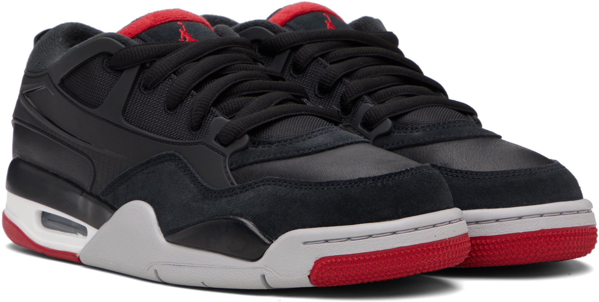 Nike Jordan: Black & Red Air Jordan 4 RM Sneakers | SSENSE