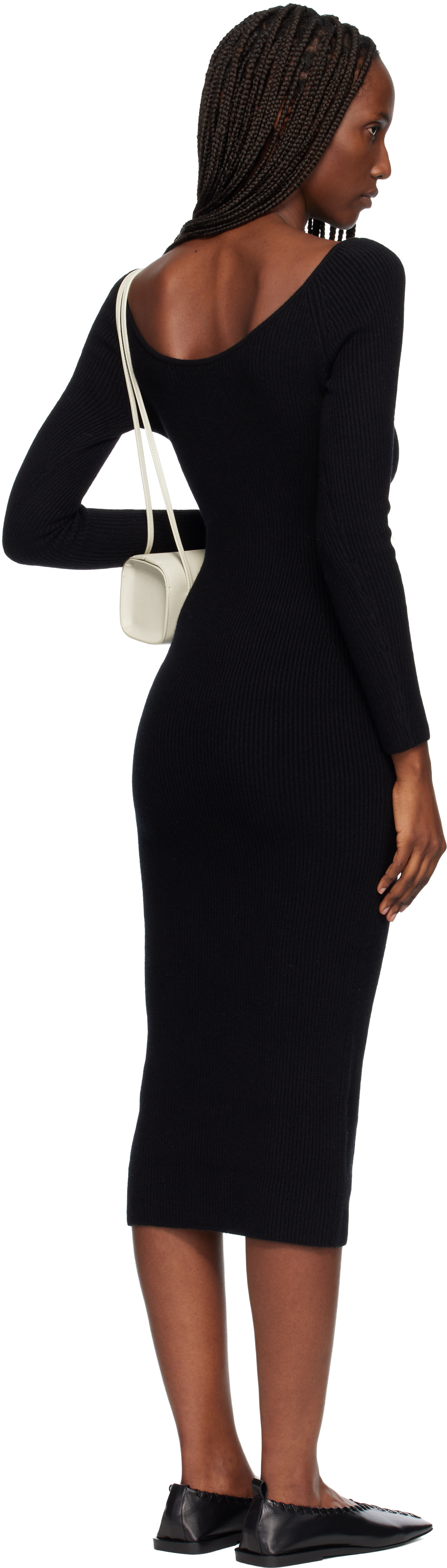 arch4 - Robe midi Bridgewater noire