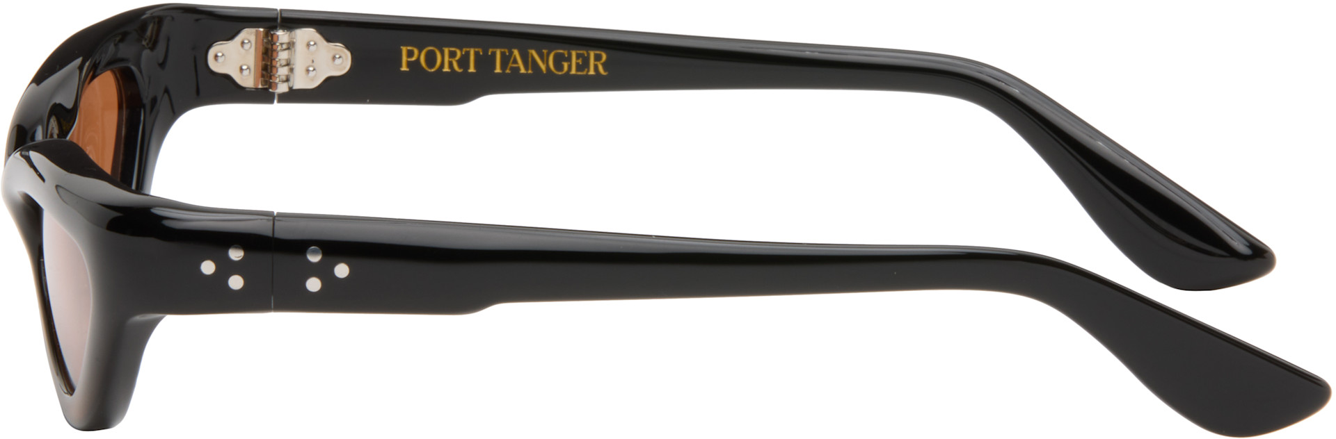 Port Tanger: Black Fanna Sunglasses | SSENSE