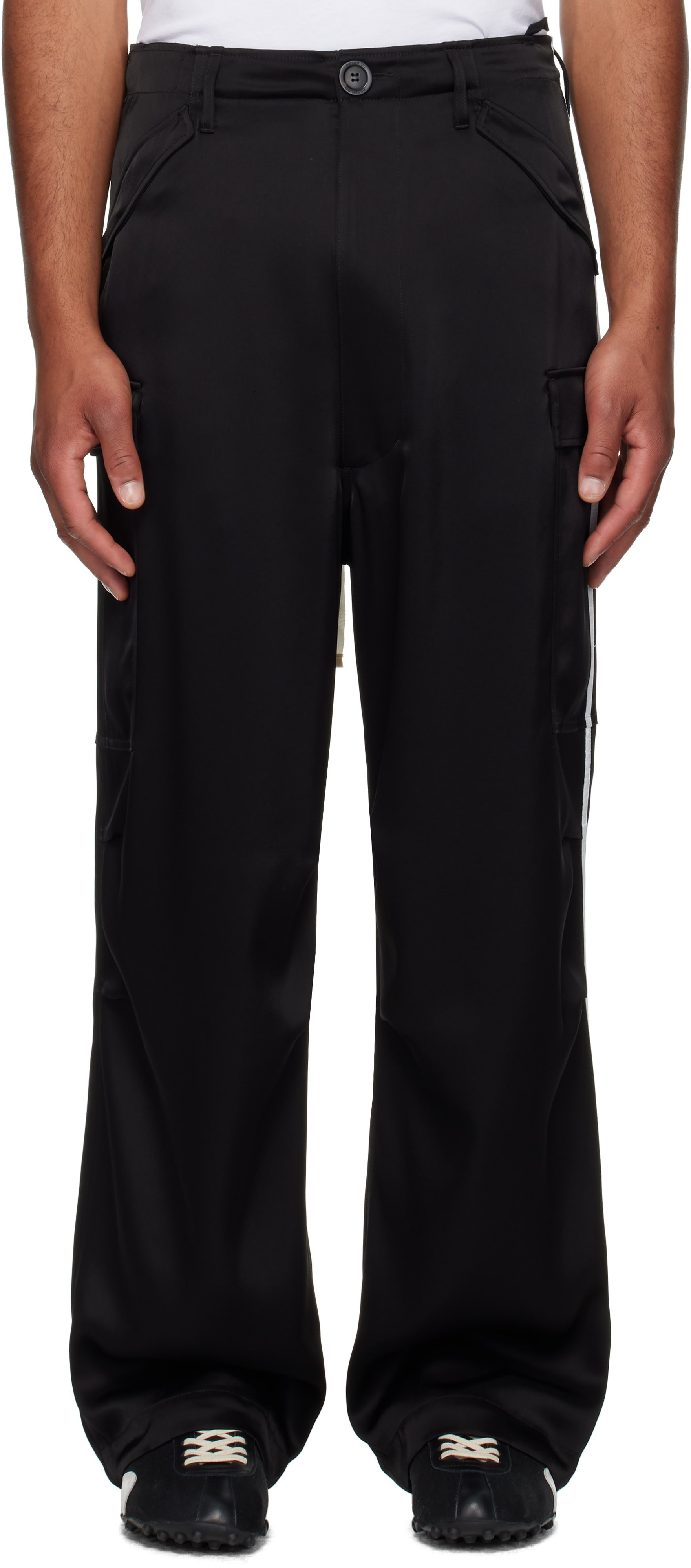 Peter Do - Pantalon cargo Matt noir