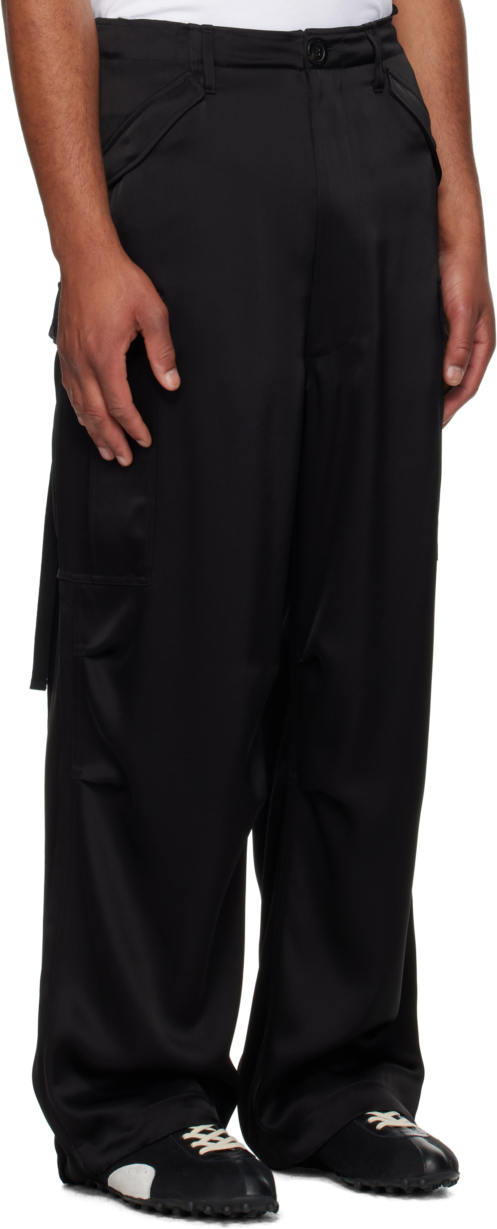 Peter Do - Pantalon cargo Matt noir