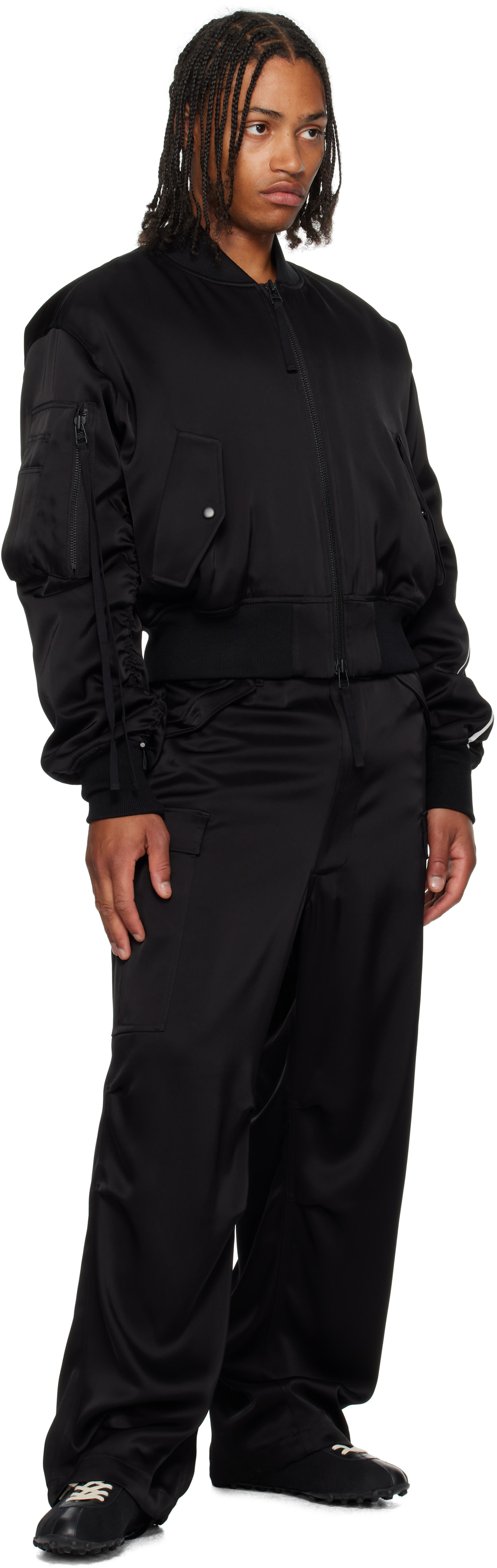Peter Do - Pantalon cargo Matt noir