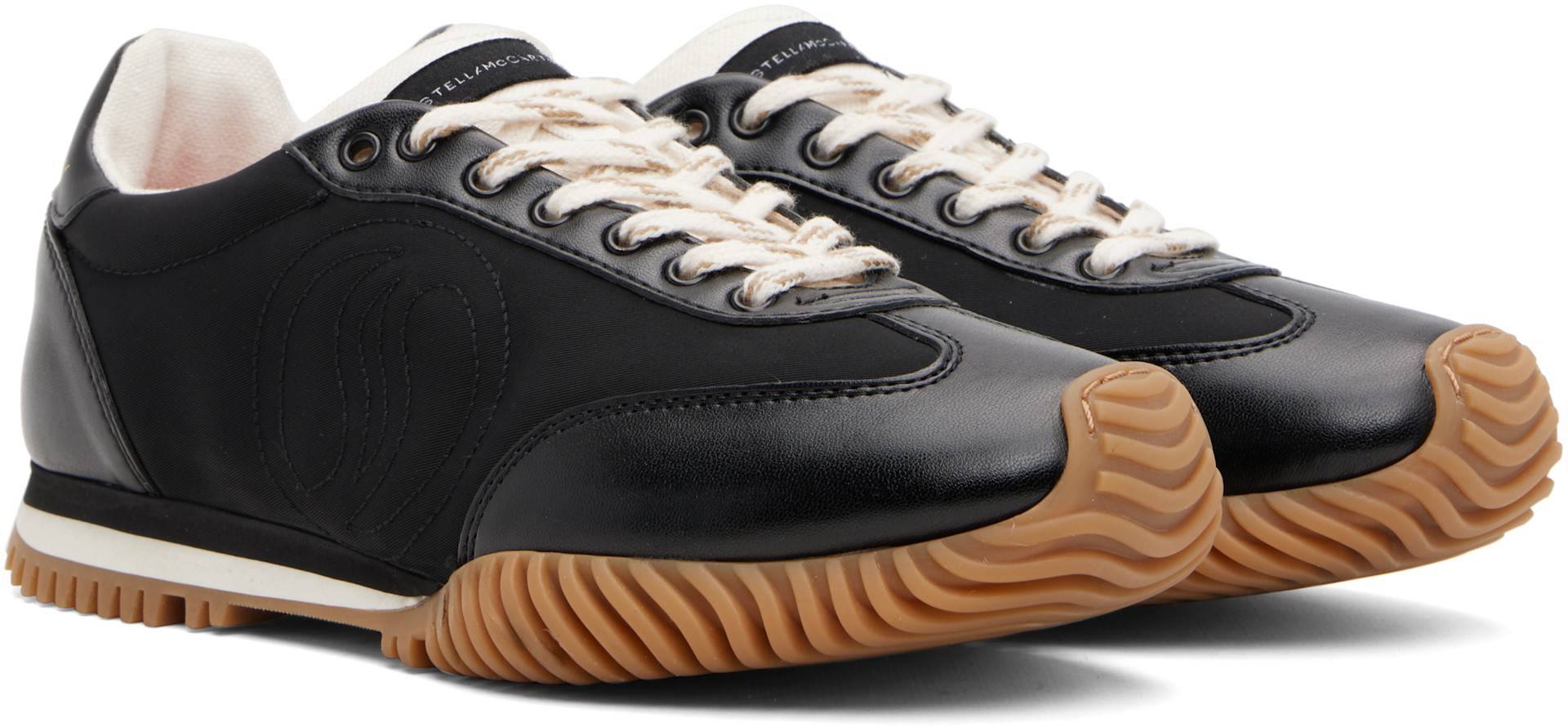 Stella McCartney: Black S-Wave Sport Alter Sneakers | SSENSE