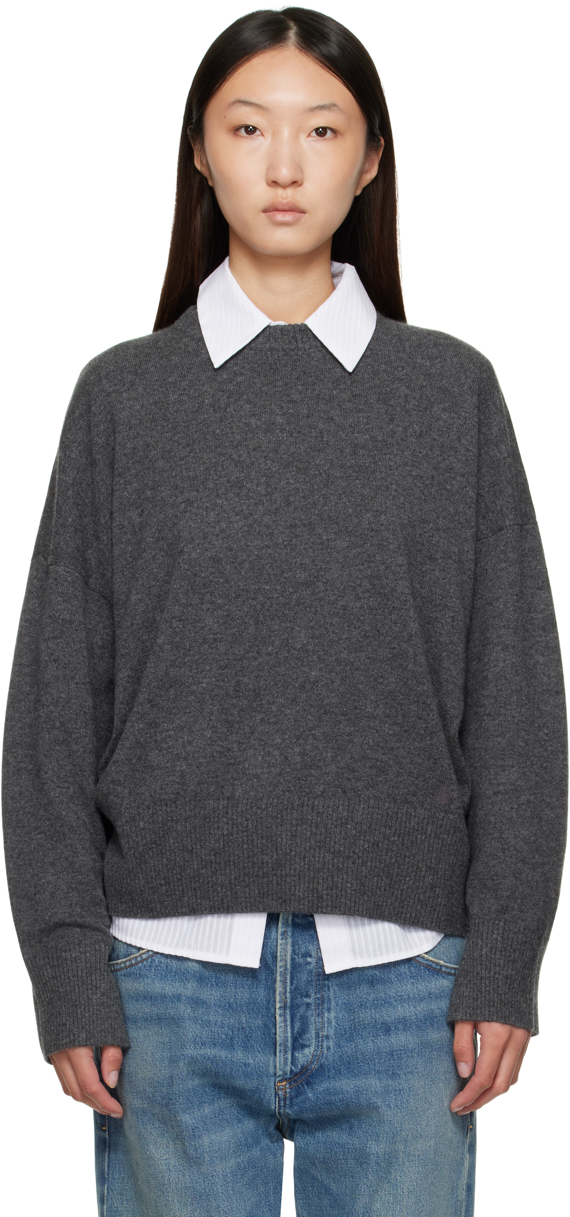 Loulou de Saison - Pull Anaa gris
