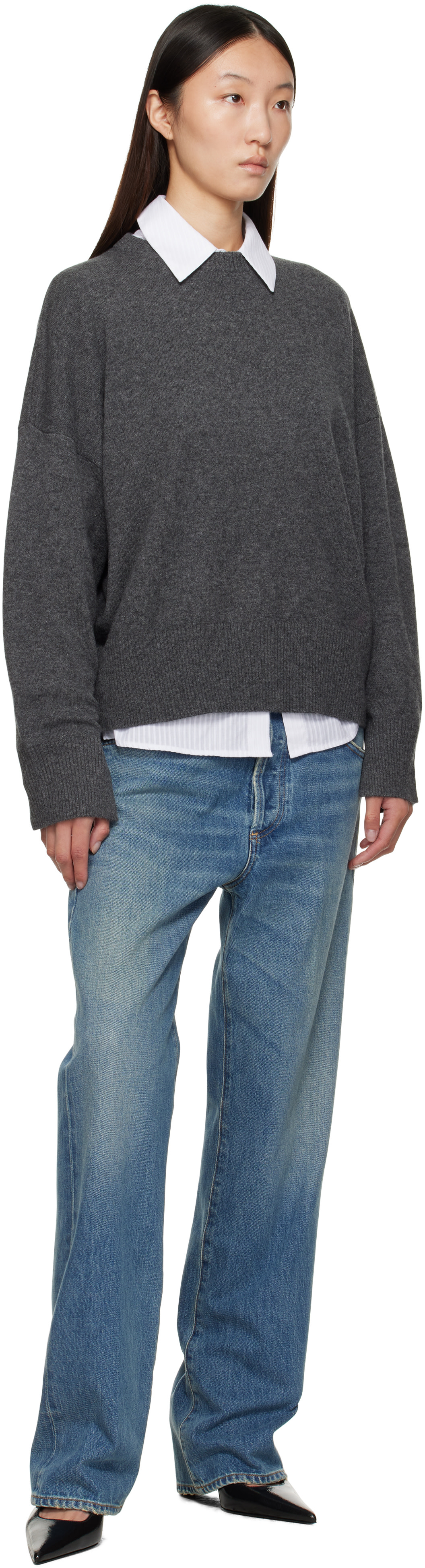 Loulou de Saison - Pull Anaa gris