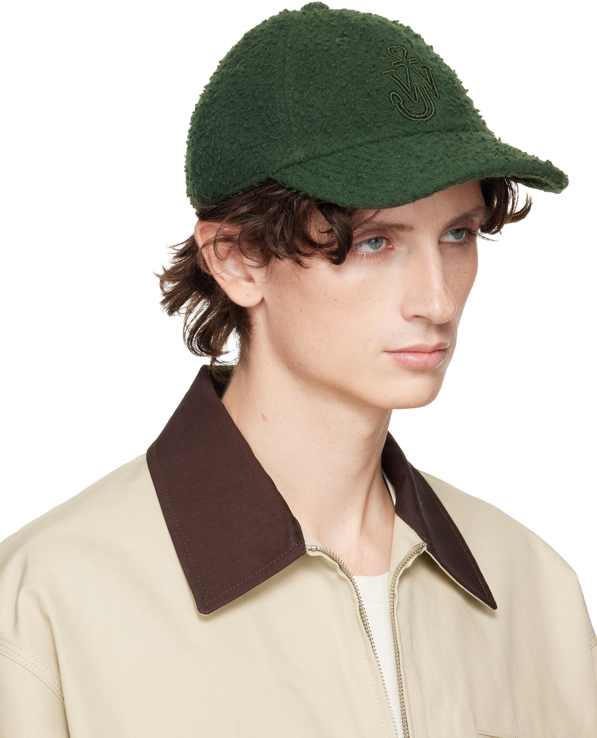 JW Anderson - 그린 울 볼캡