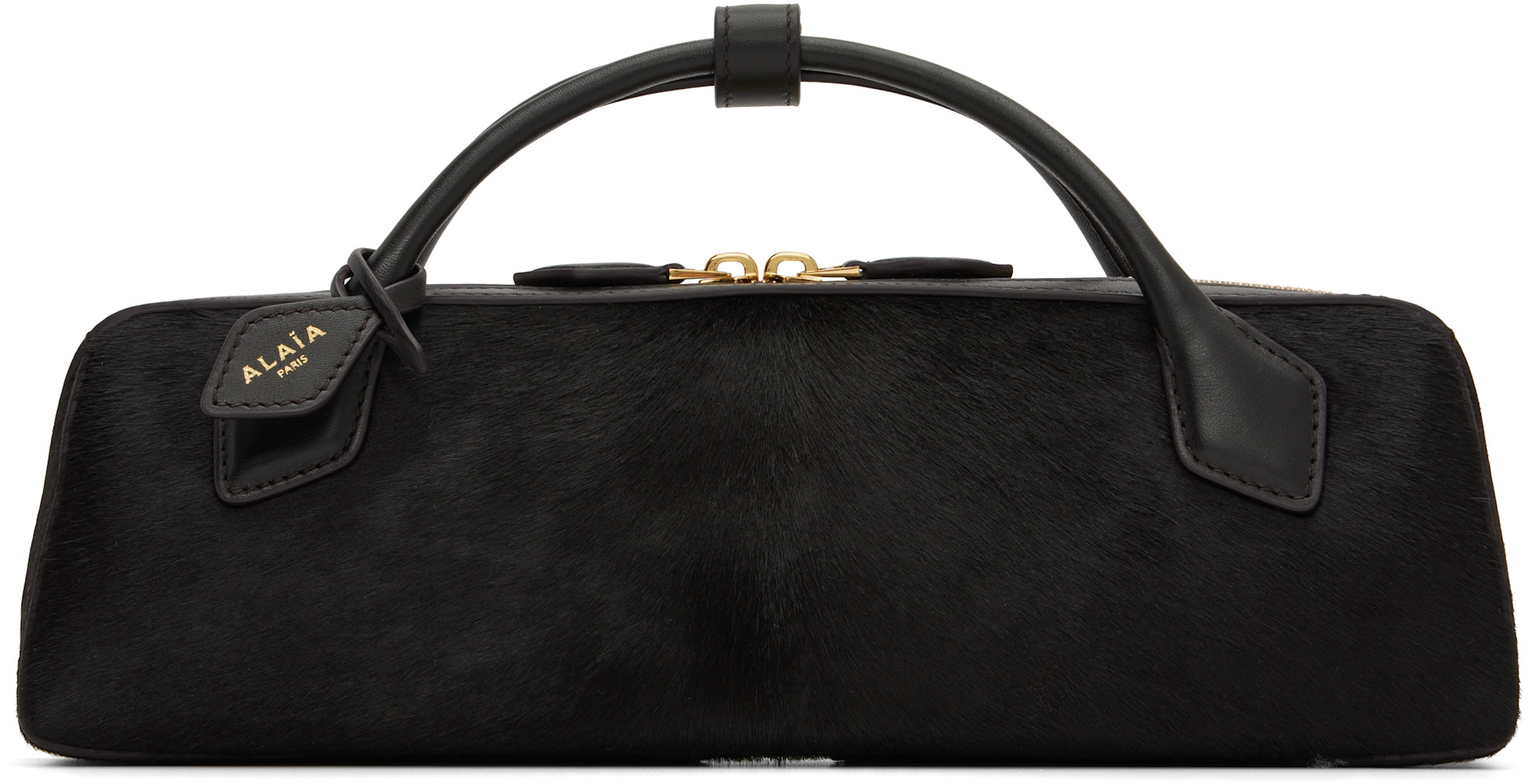 ALAÏA - Sac 'Le teckel' brun