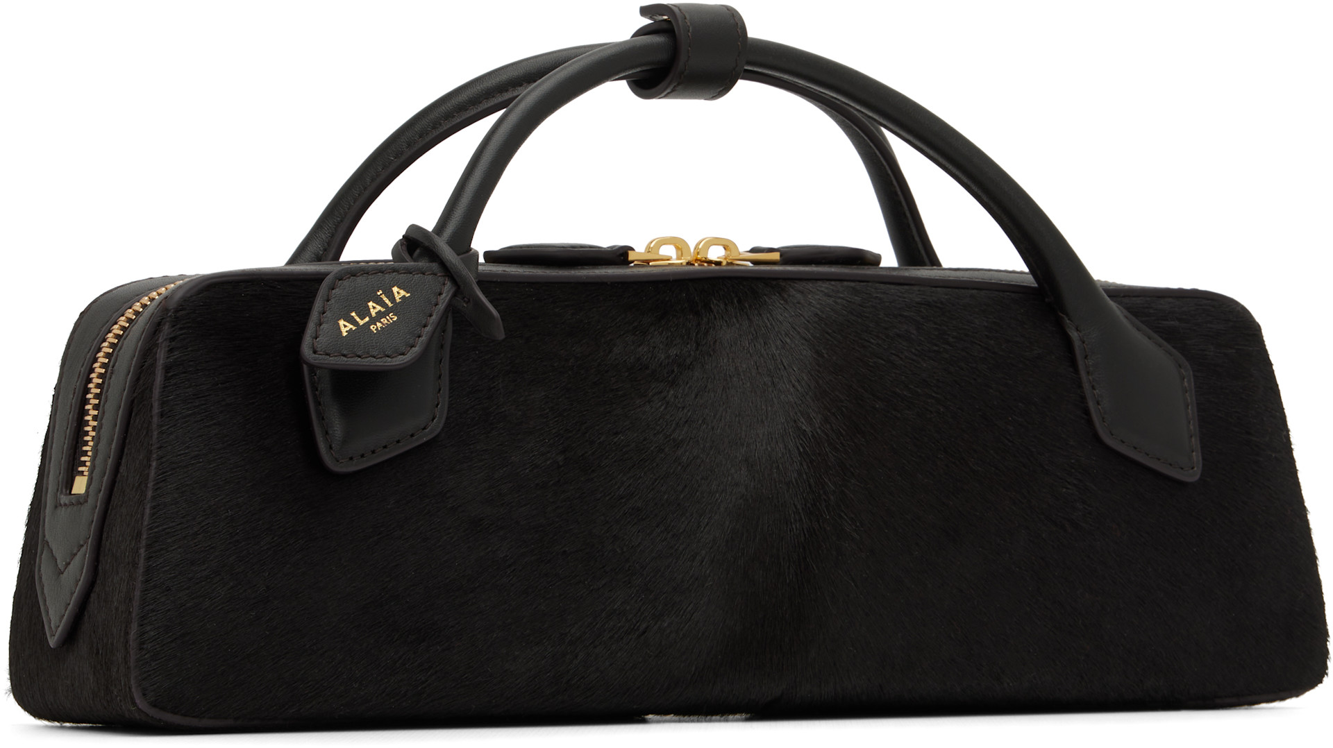 ALAÏA - Sac 'Le teckel' brun