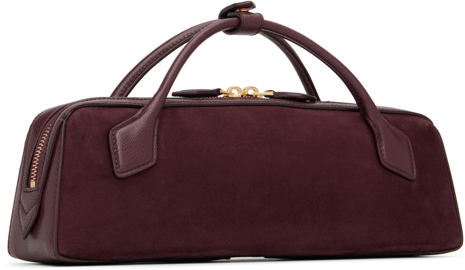 ALAÏA - Sac 'Le teckel' bourgogne