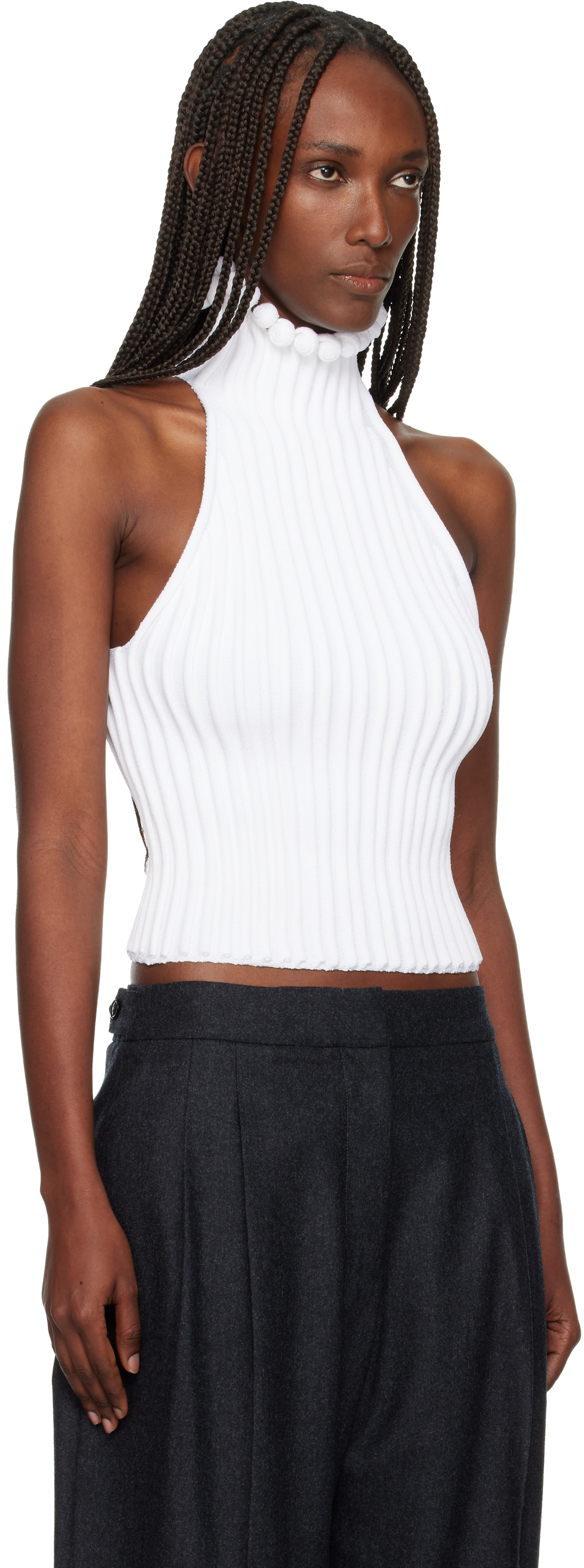 glance tokyo Halter Neck Knit OP 美品 ワンピース glance tokyo